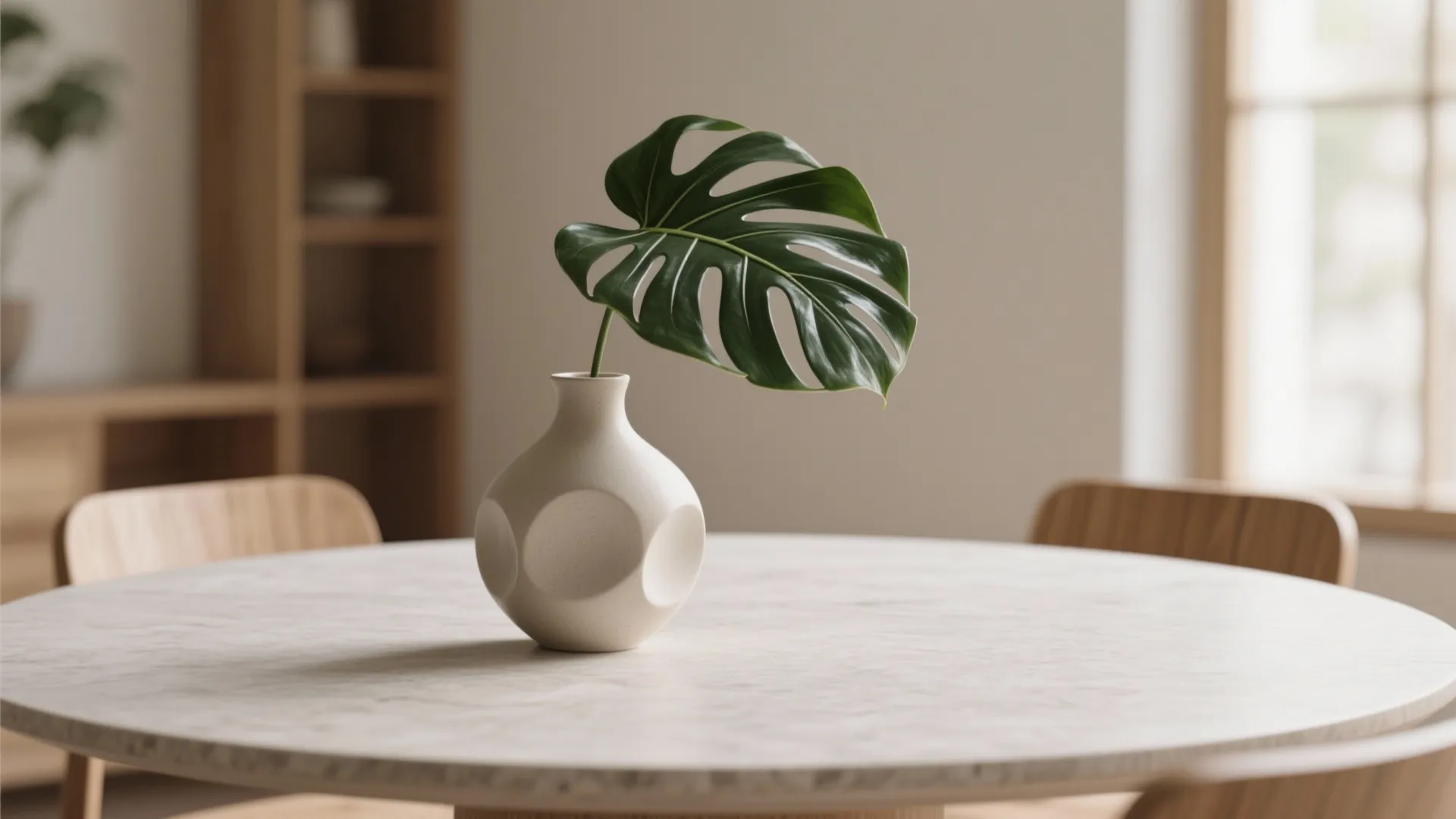 2. Sculptural Vase with Single Stem