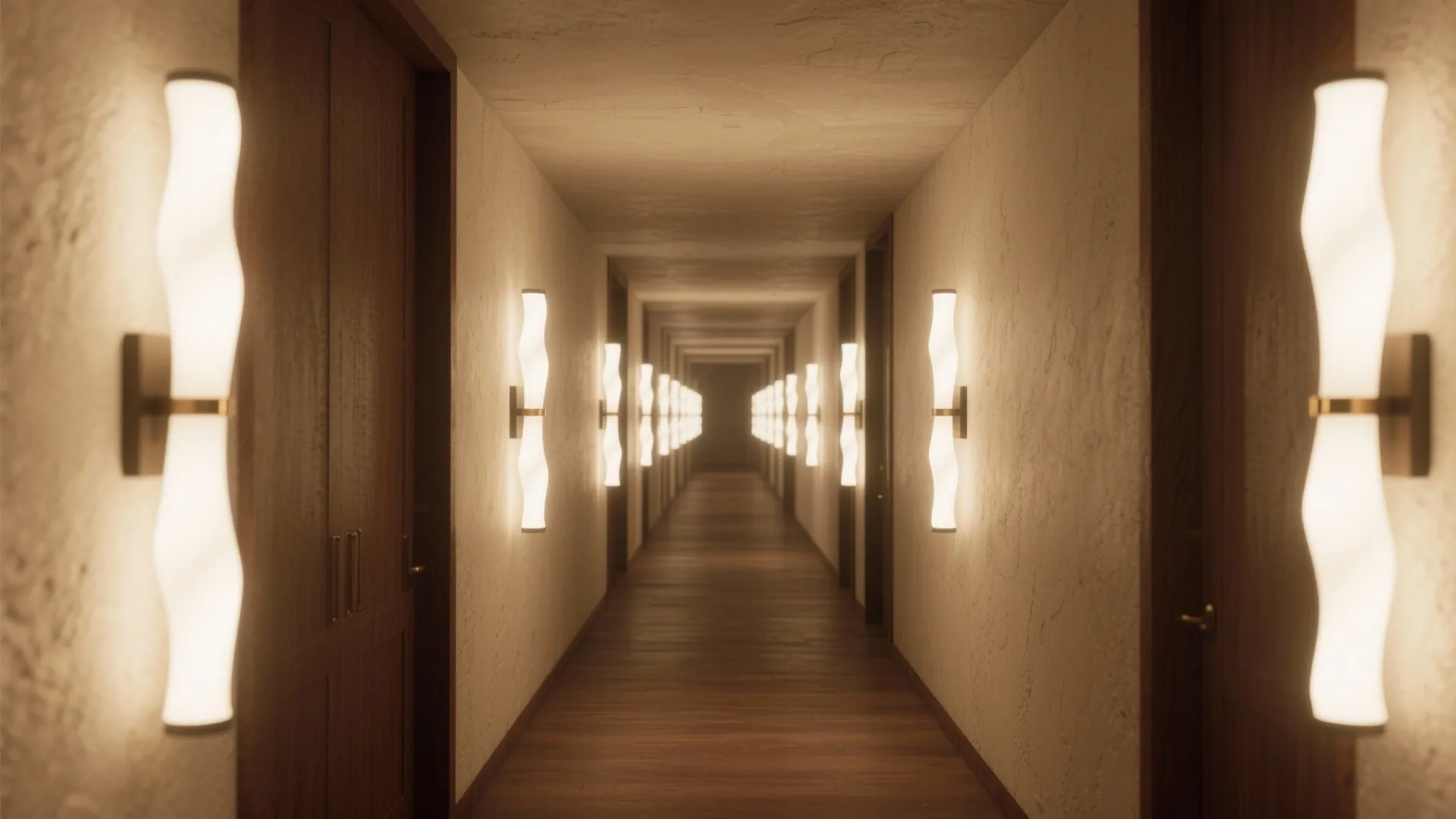 1. Vertical Sculptural Sconces to Stretch Low Ceilings