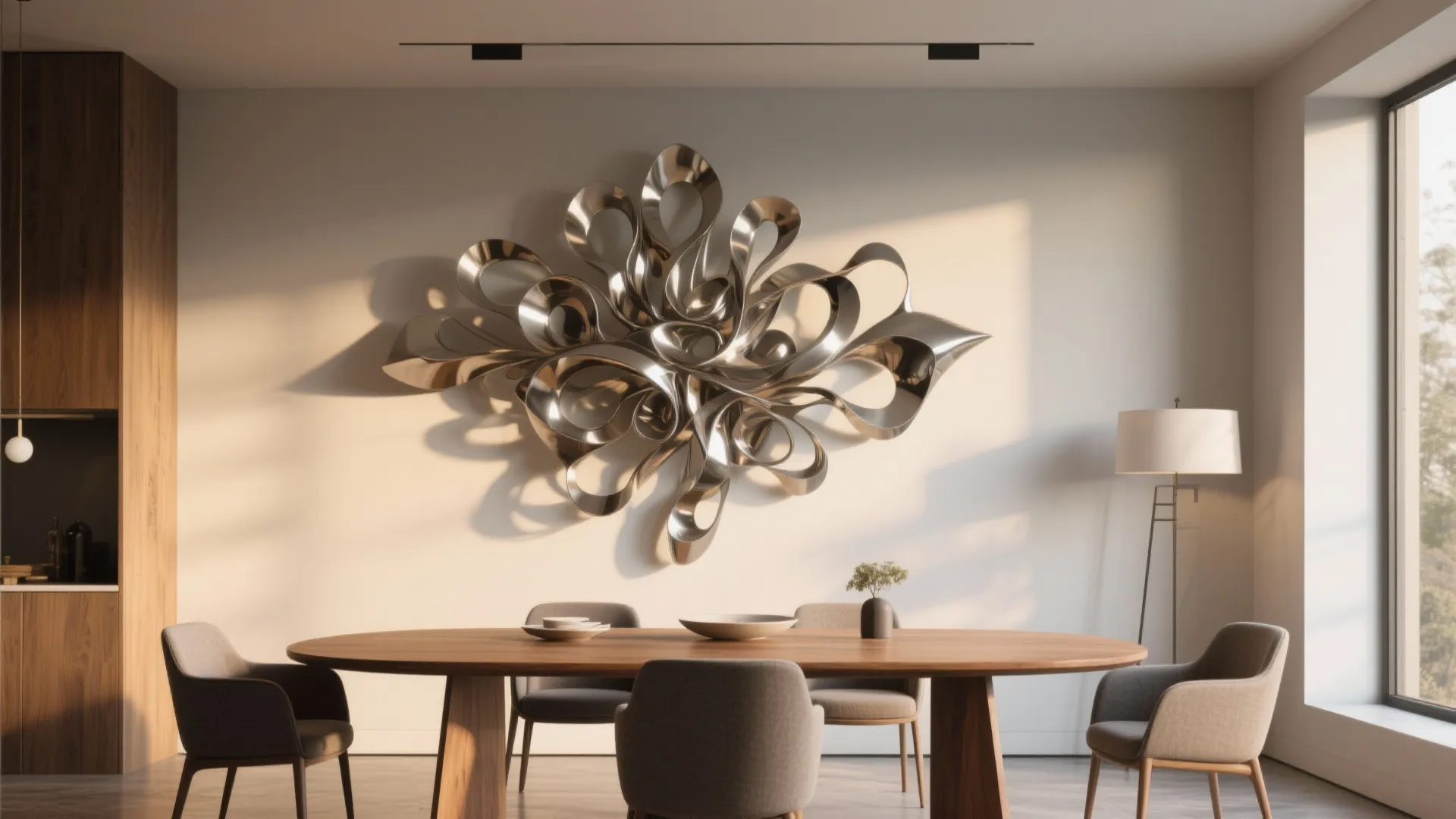 7. Sculptural Wall Art