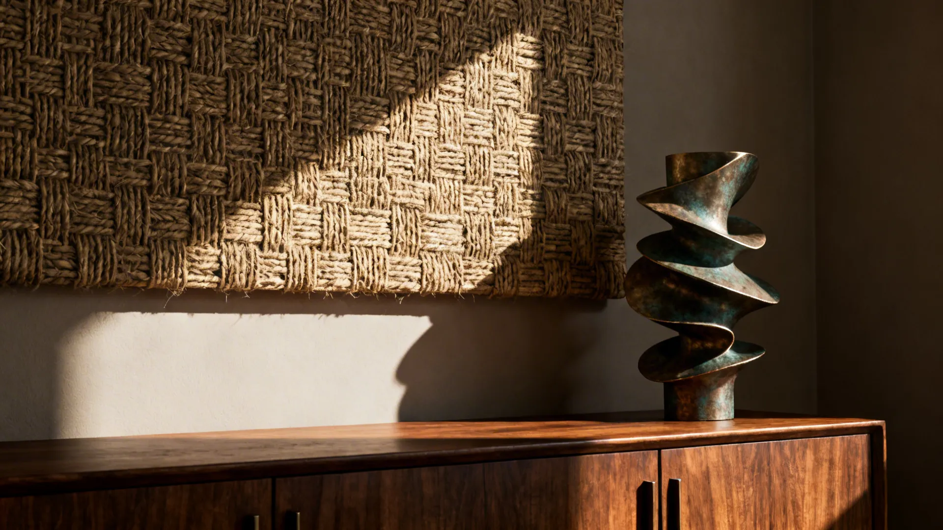 4. Sculptural Wall Art and Mixed Media