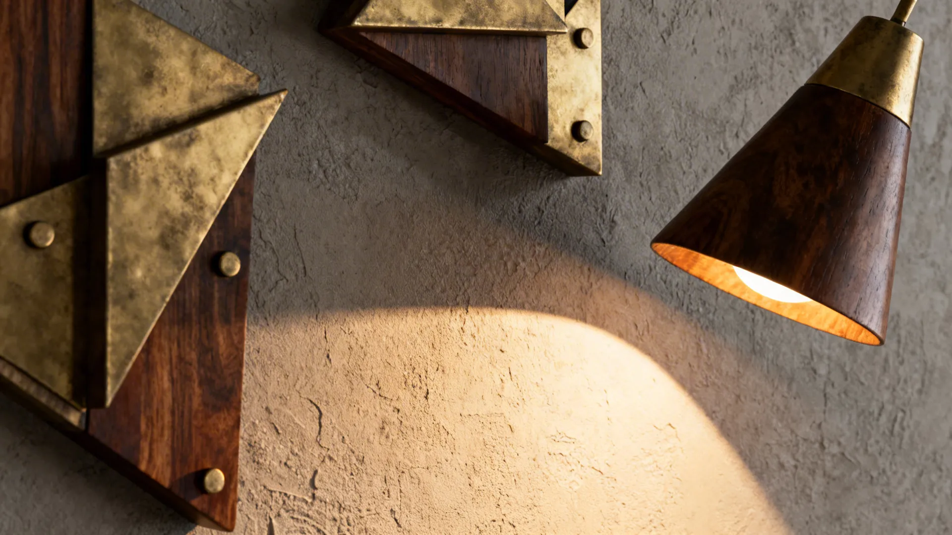 3. Sculptural Wall Fixtures