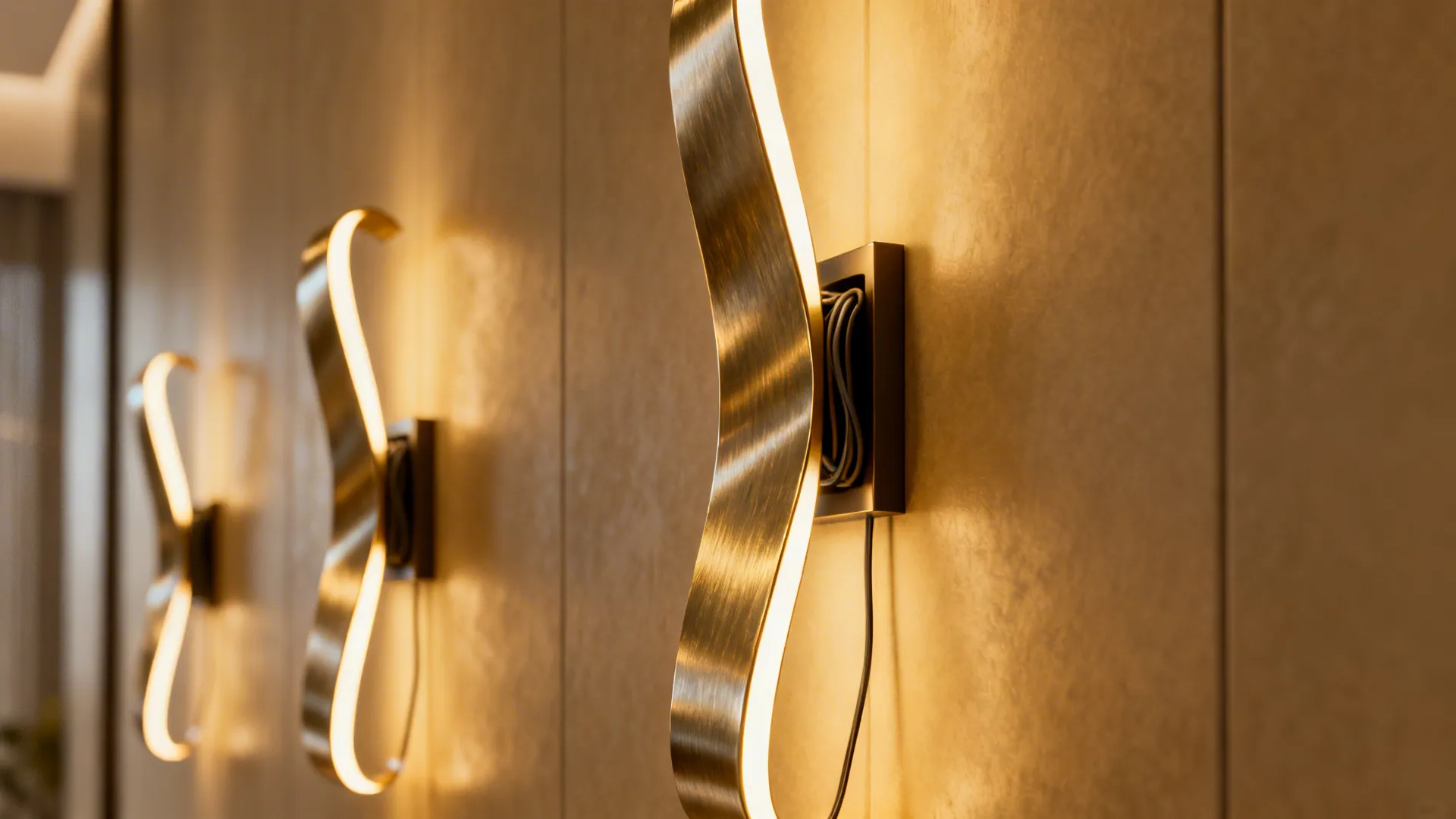 5. Sculptural Wall Lighting