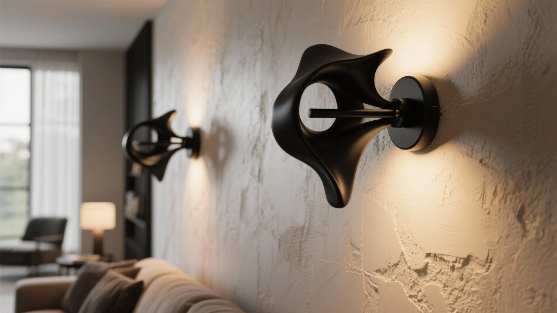 7. Sculptural Wall Sconces