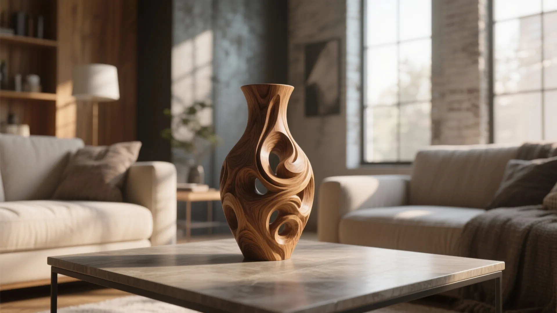 9. Sculptural Art Vases