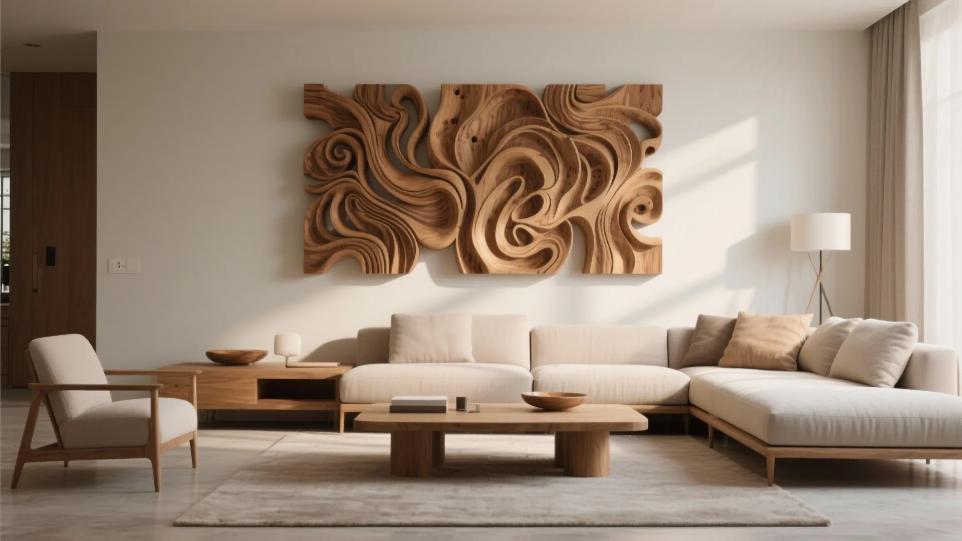 8. Sculptural 3D Wall Art