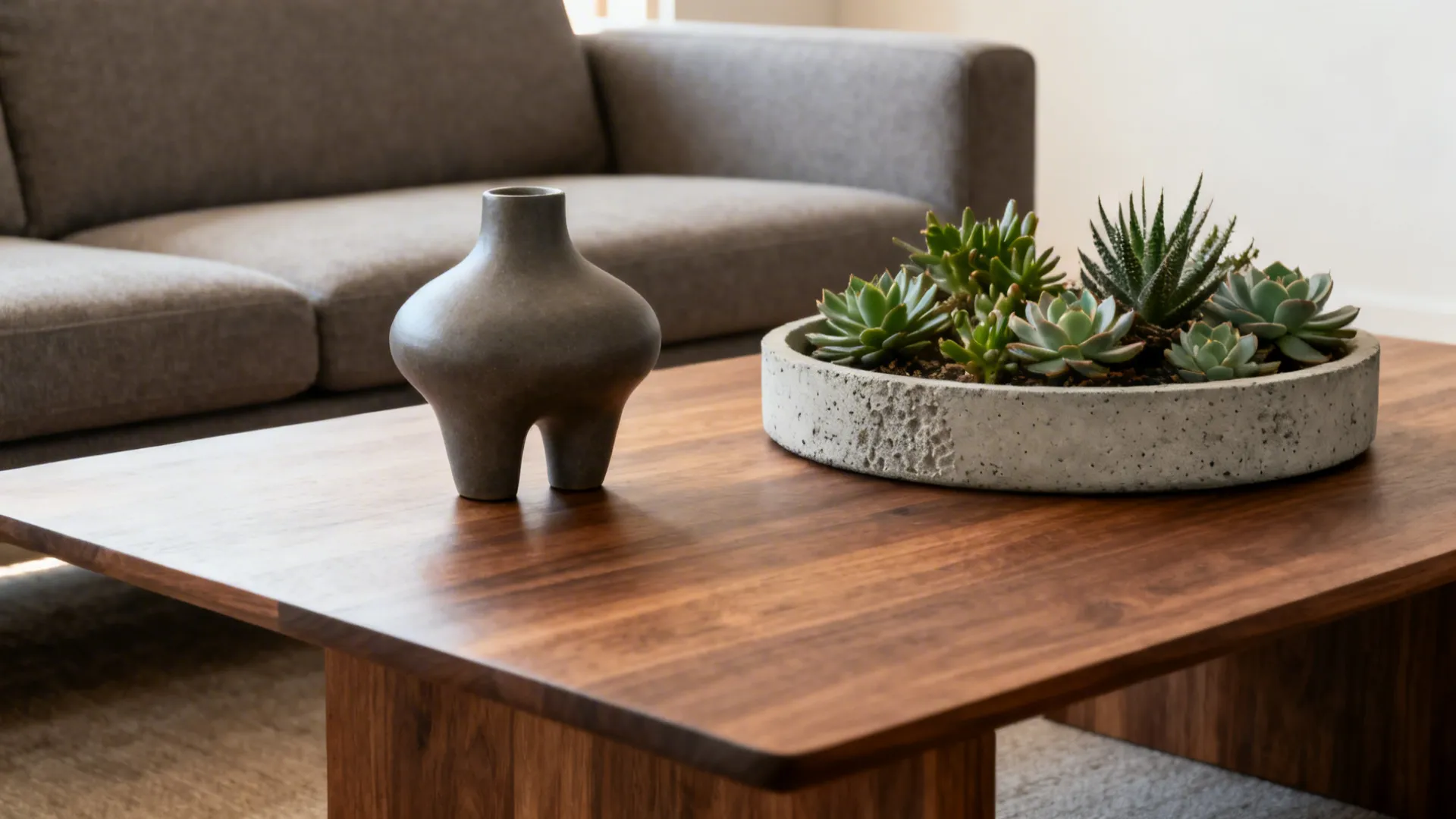 2. Sculptural Objects + Greenery