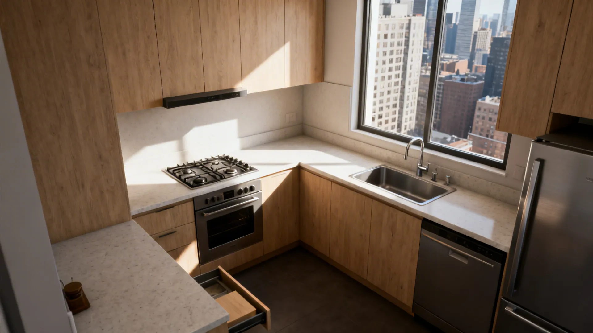 1) Southeast Cooking Zone with Thoughtful Work Triangle