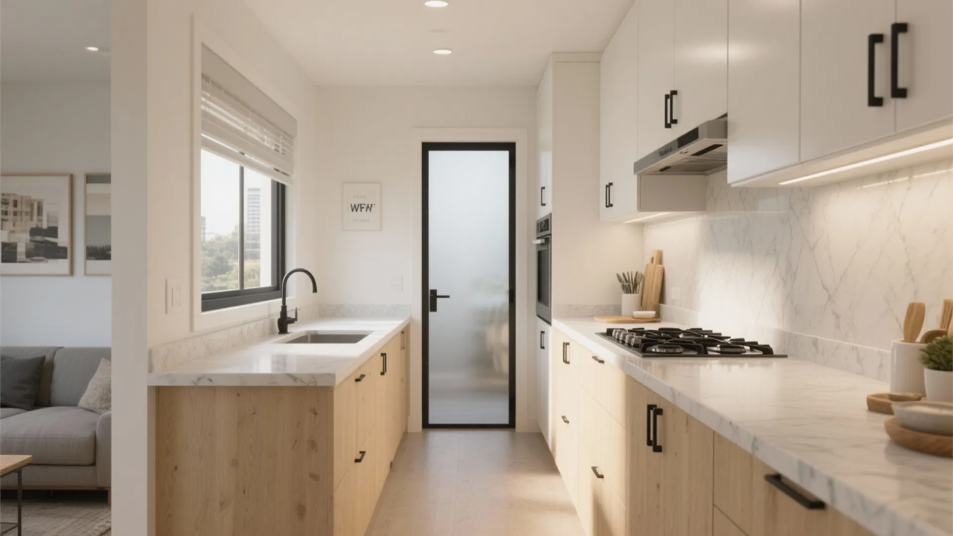 Southeast kitchen with efficient flow