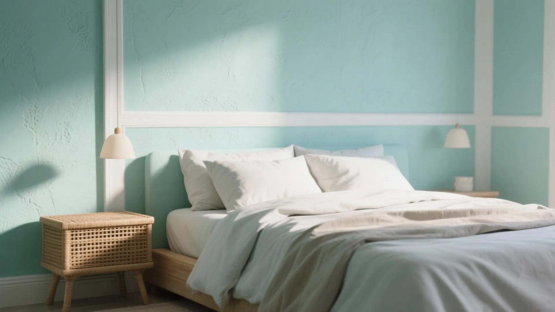 1. Soft sea-glass for a calming bedroom