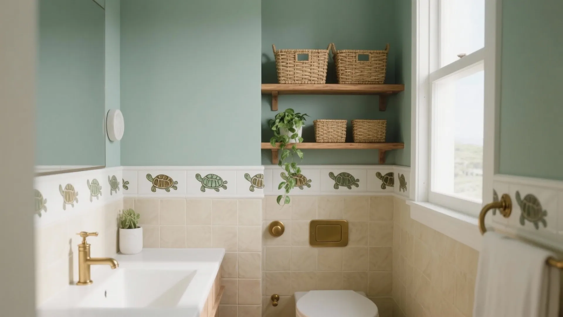 Sea Turtle Bathroom Decor: 5 Creative Ideas: Playful, practical sea-turtle bathroom styling for small spaces — five ideas I actually used