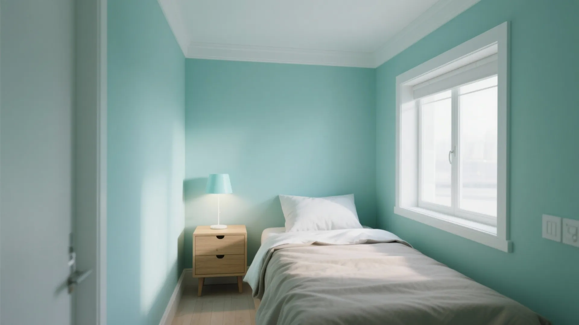 1. Soft Seafoam Teal for Airy Calm
