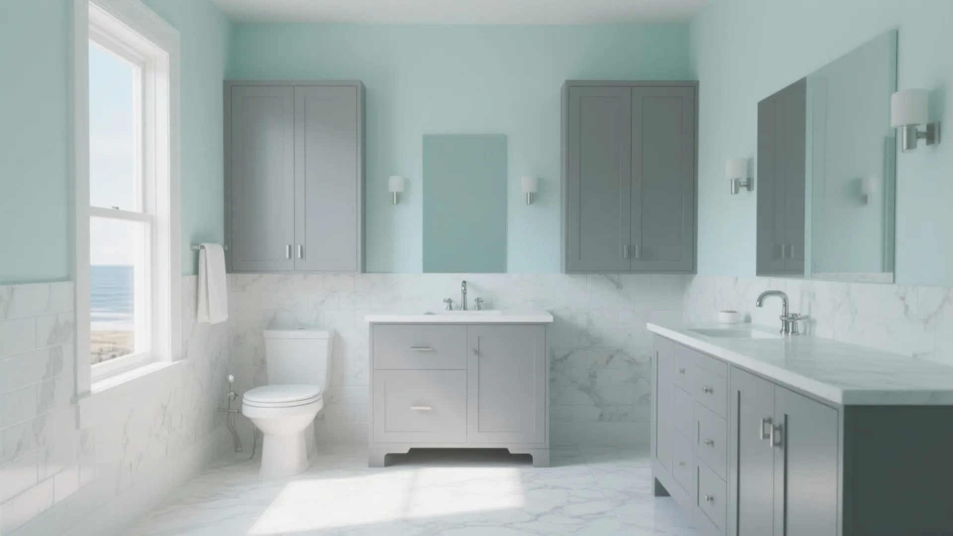 2. Muted seafoam or pale aqua