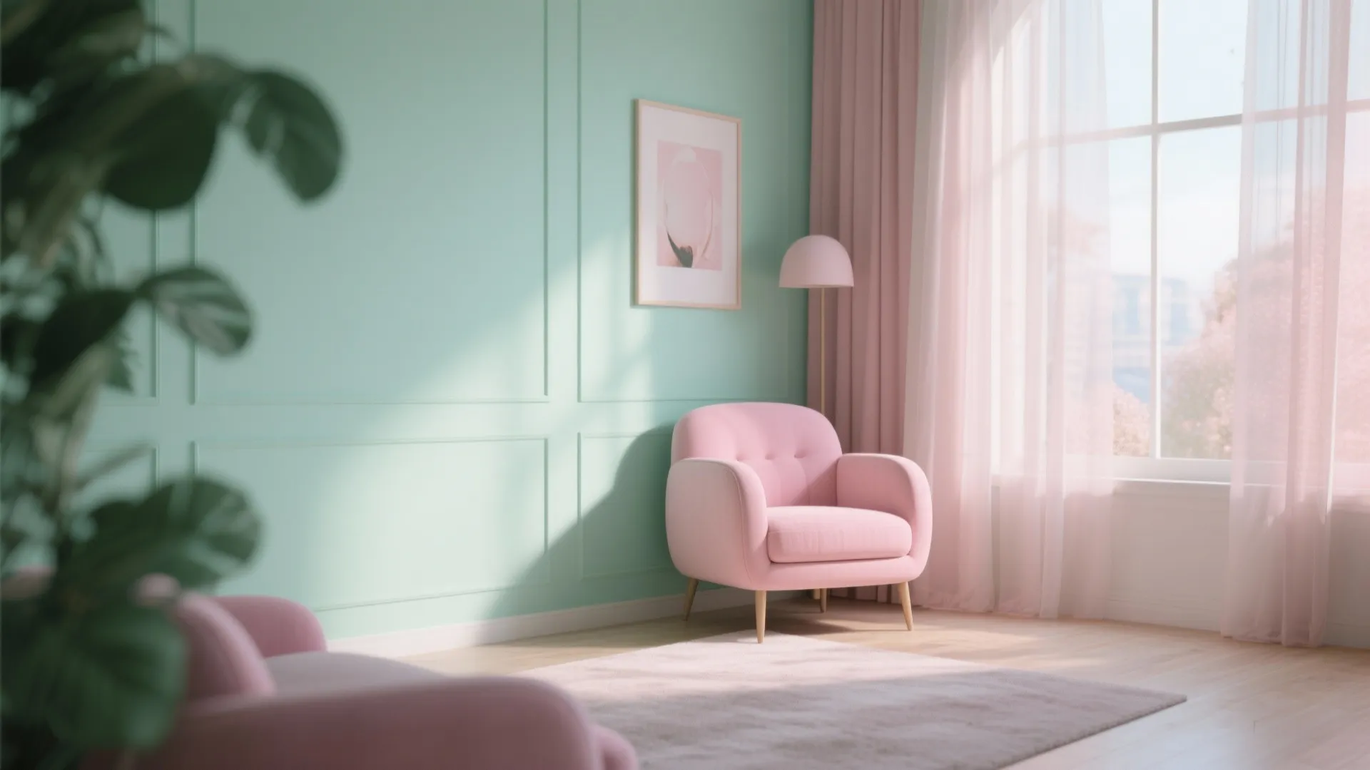 5. Blend with Soft Pinks