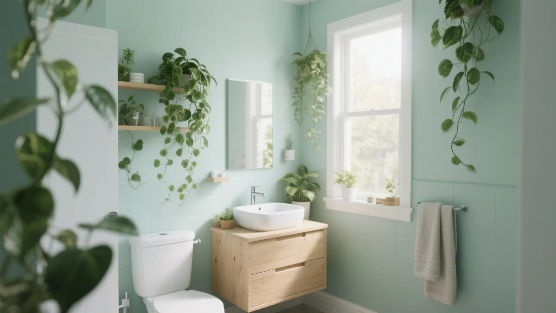 2. Soft Seafoam Green for Renewal