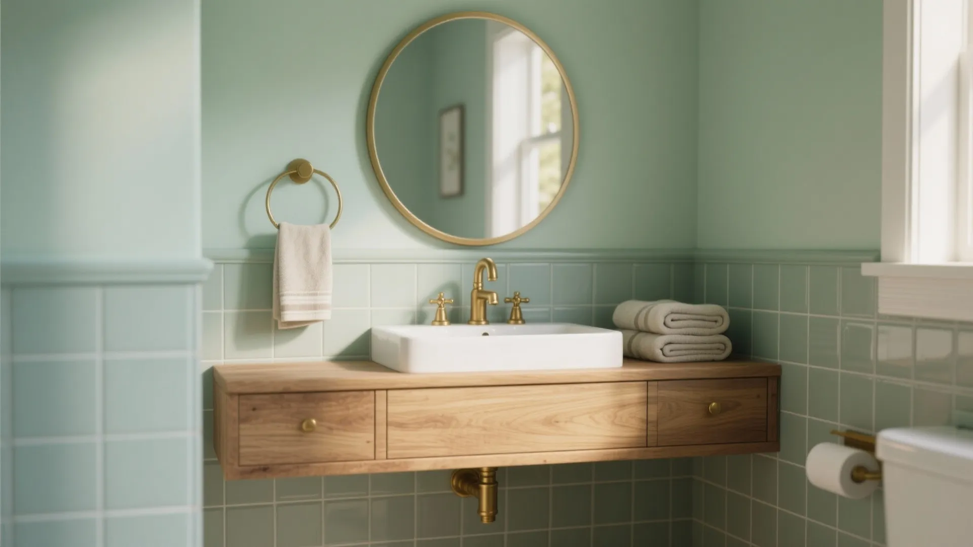 1. Soft Seafoam Green