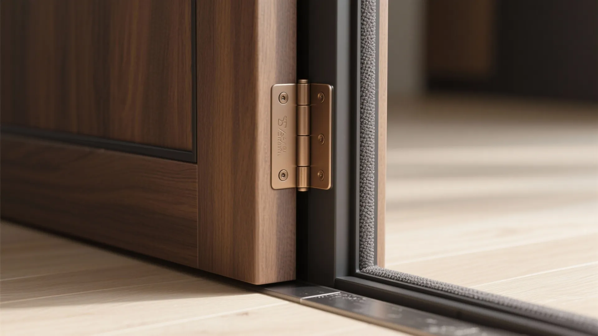 Tips 3: Solid-core hinged door with acoustic seals