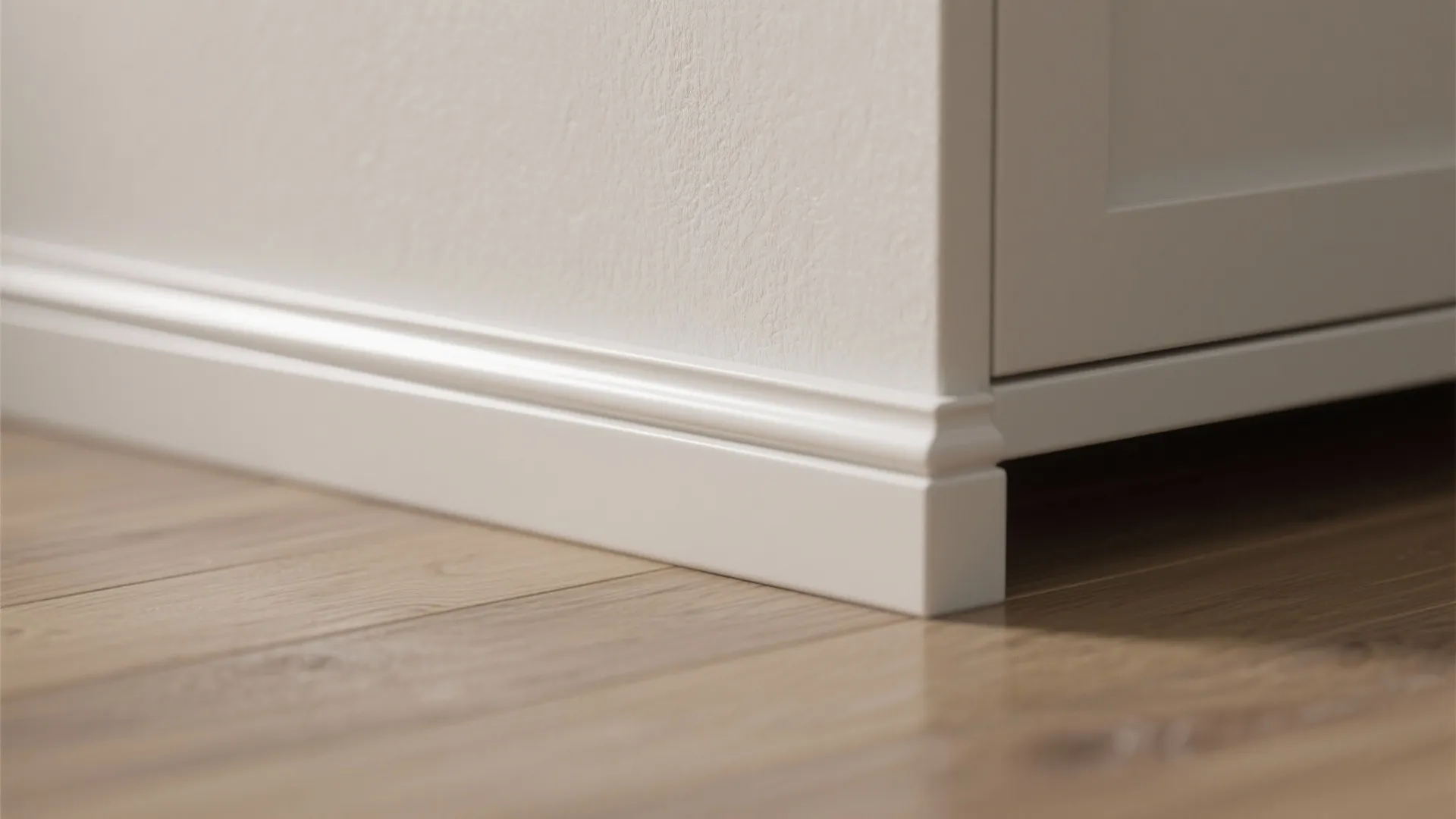 1. Seal gaps and simplify baseboards