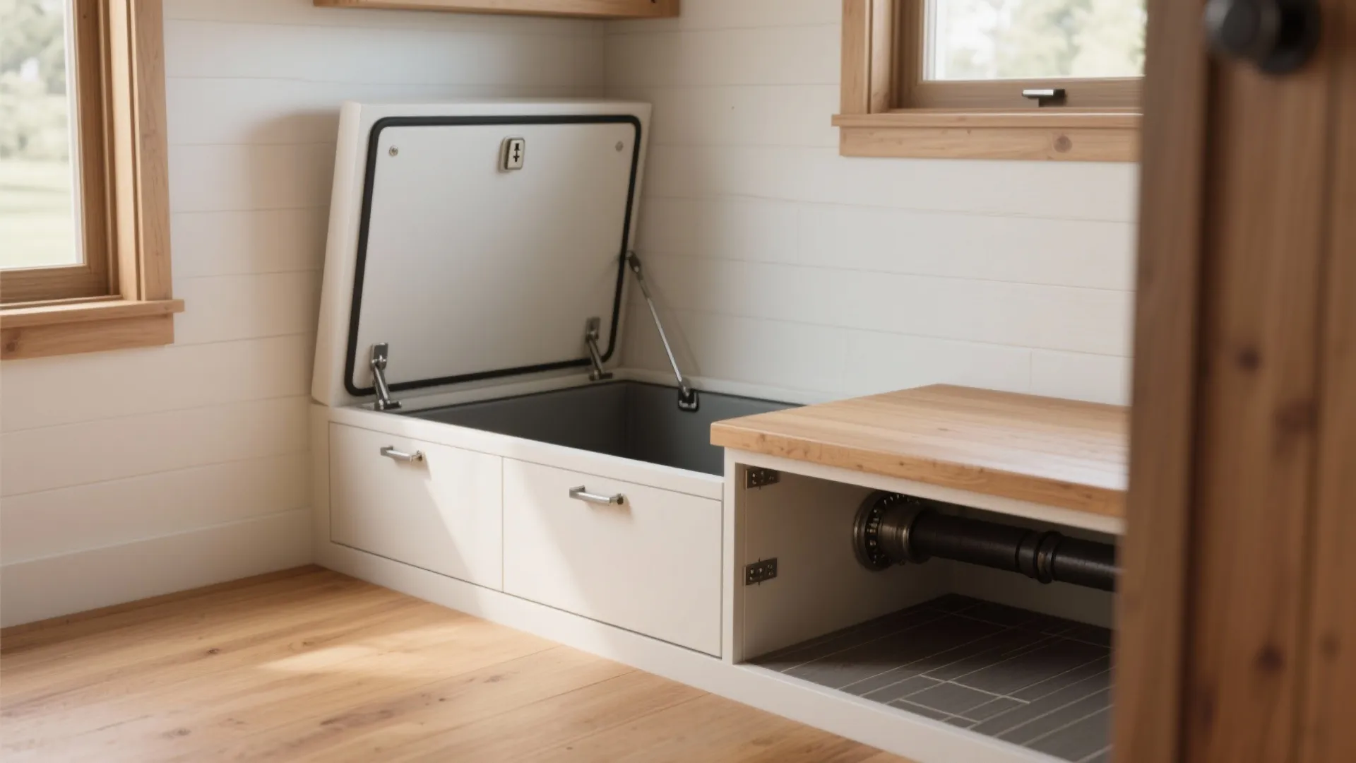 2. Multi-functional furniture that seals