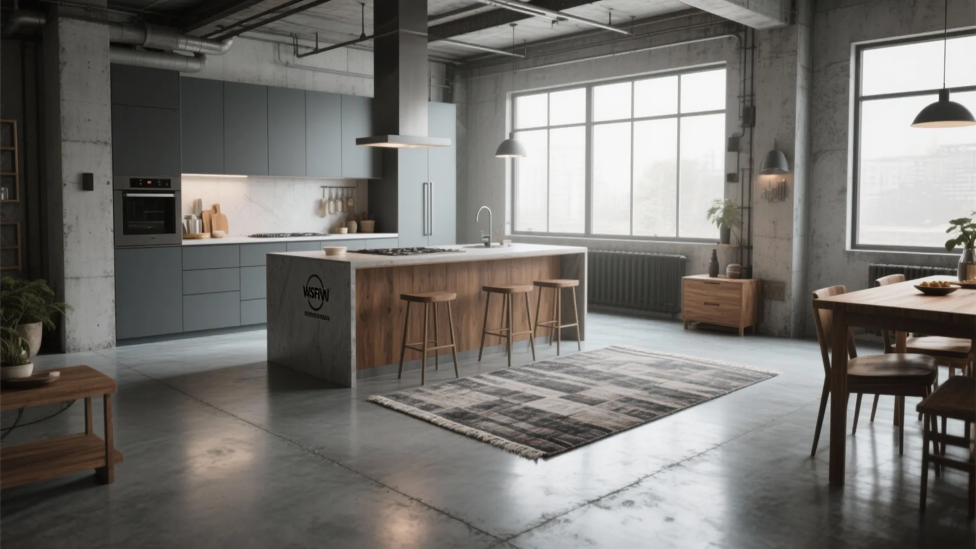 5. Sealed Concrete: Industrial Chic and Low Maintenance