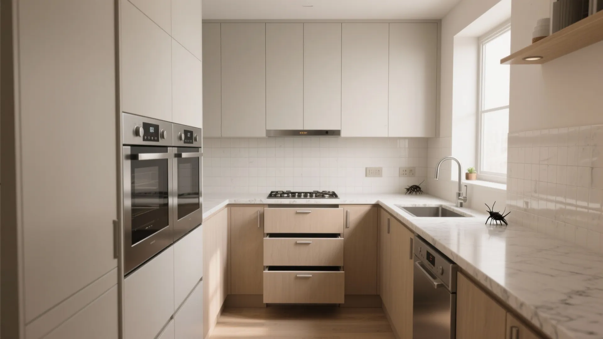 5 Small Kitchen Fixes for Roach-Free Living: Practical small-space kitchen ideas to prevent and handle tiny roach problems with design-forward solutions