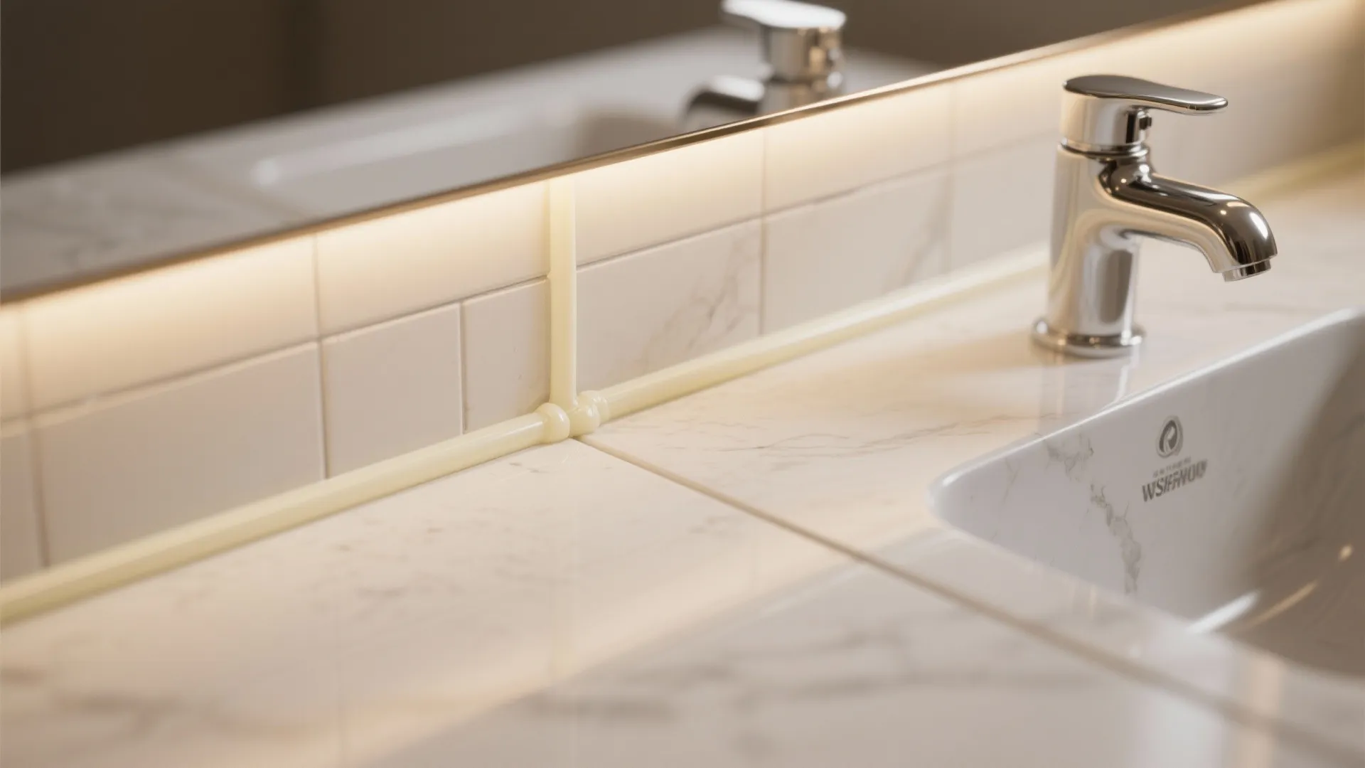 1. Seal and streamline the sink area