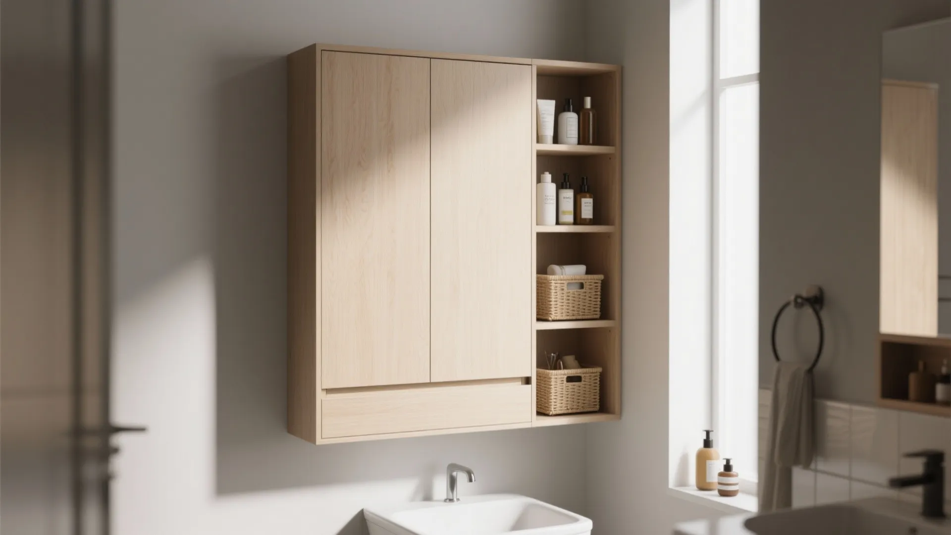 3. Create sealed storage for toiletries