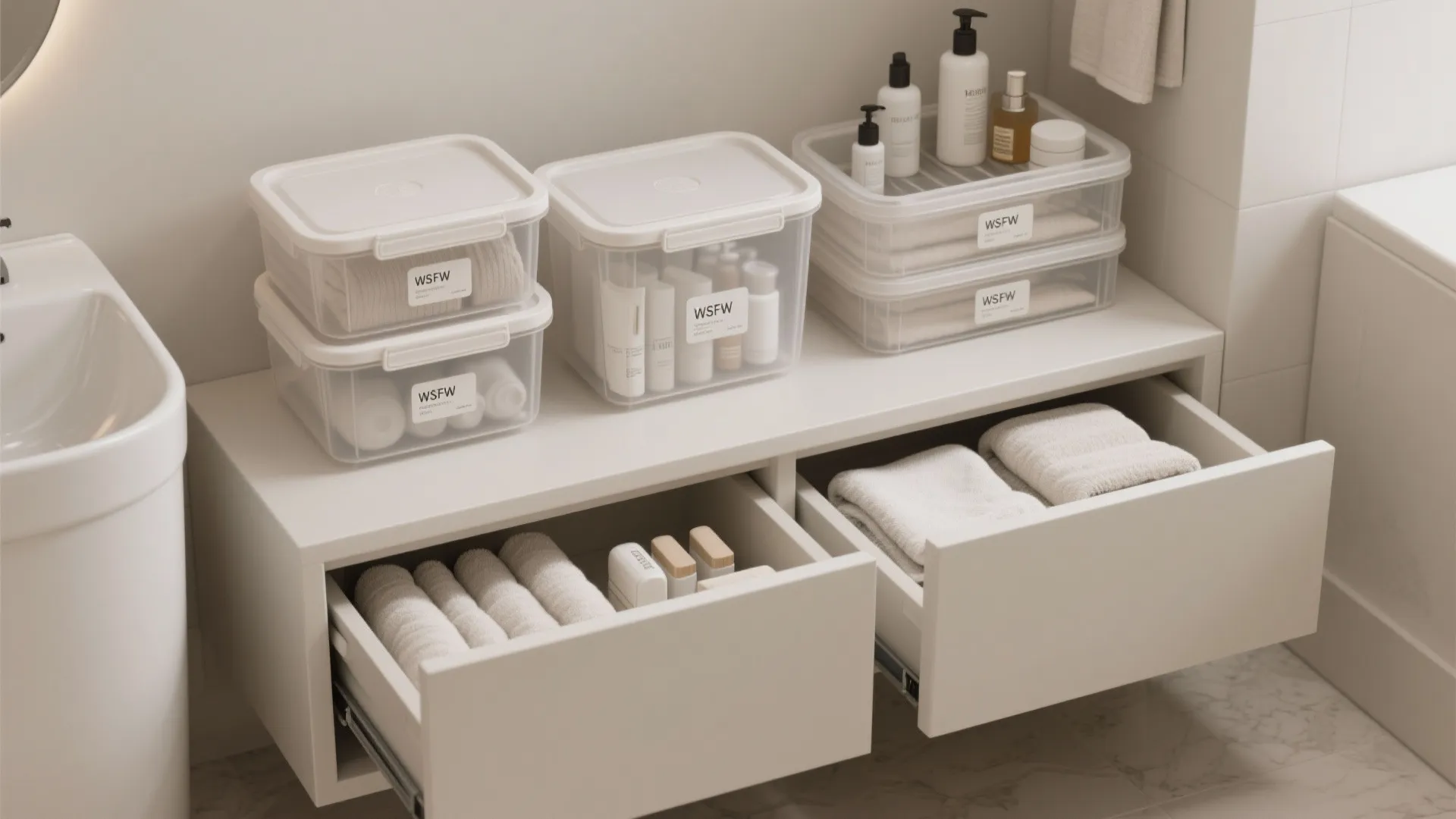 3. Create sealed storage and declutter