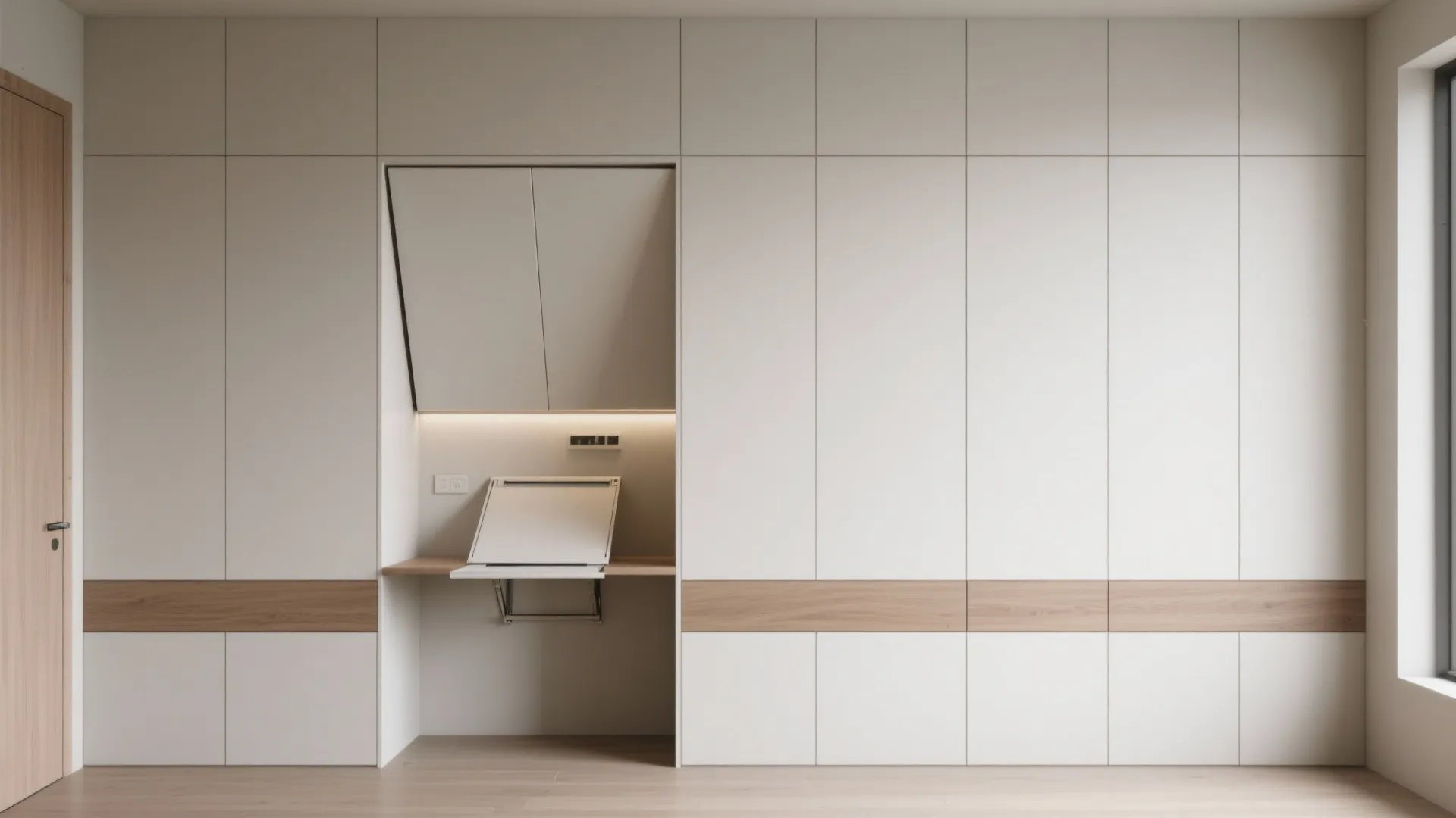 2. Built-In Storage That Disappears