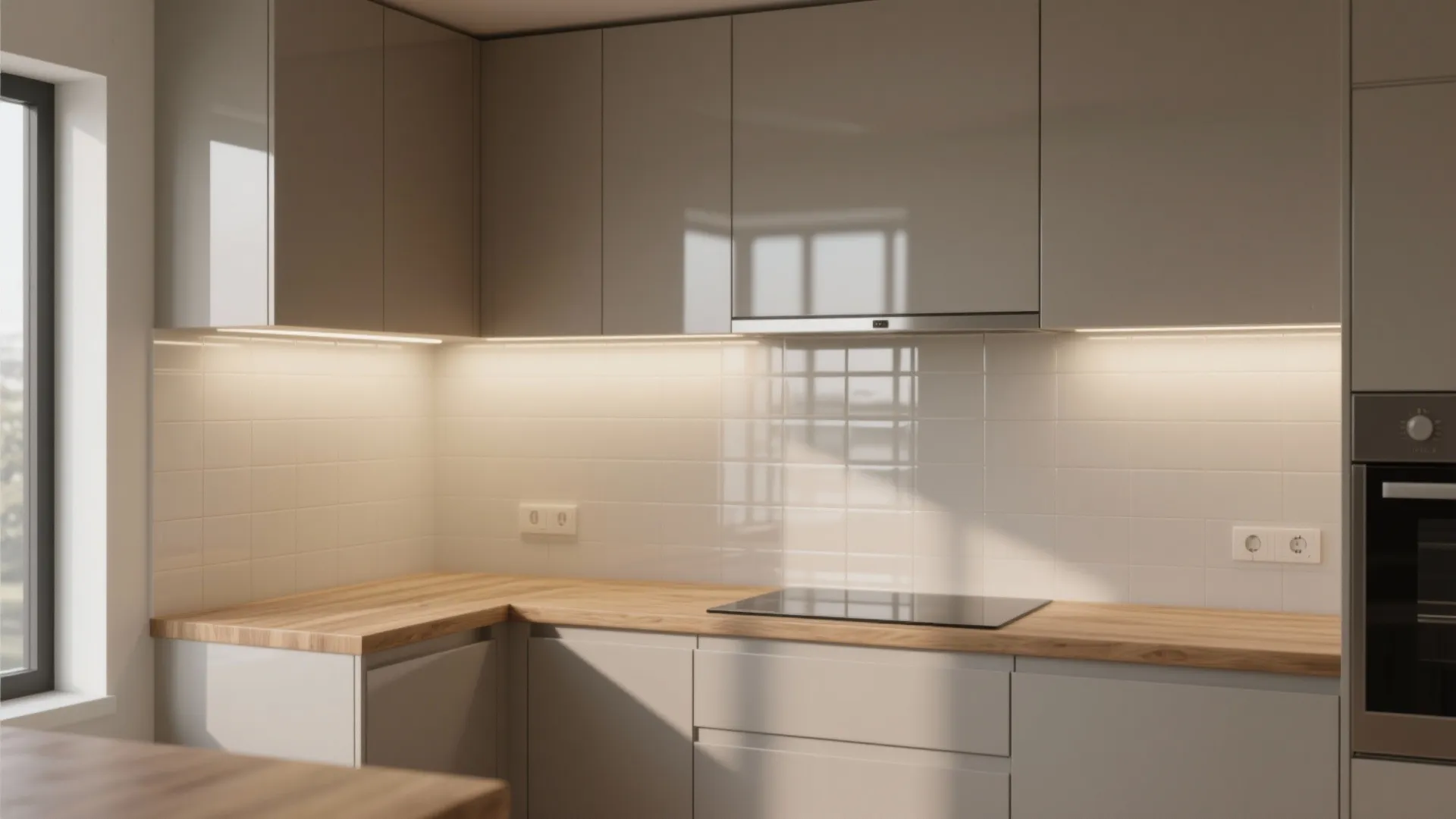 5. Coordinate cabinetry and backsplash tones for seamless kitchens