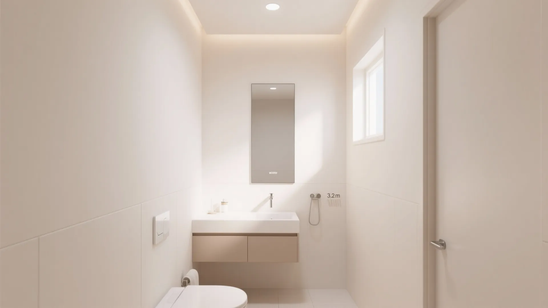 1. Create a seamless, roomy feel with one color