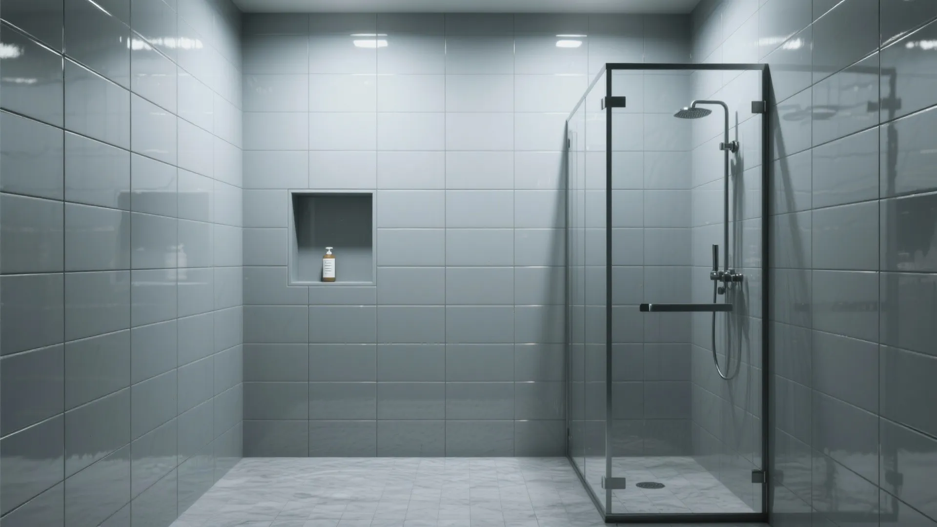 3. Full-height wet wall for a seamless shower look