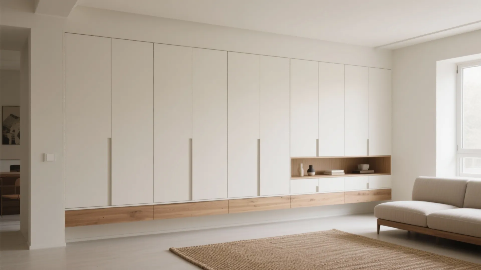 Minimalist storage that blends in