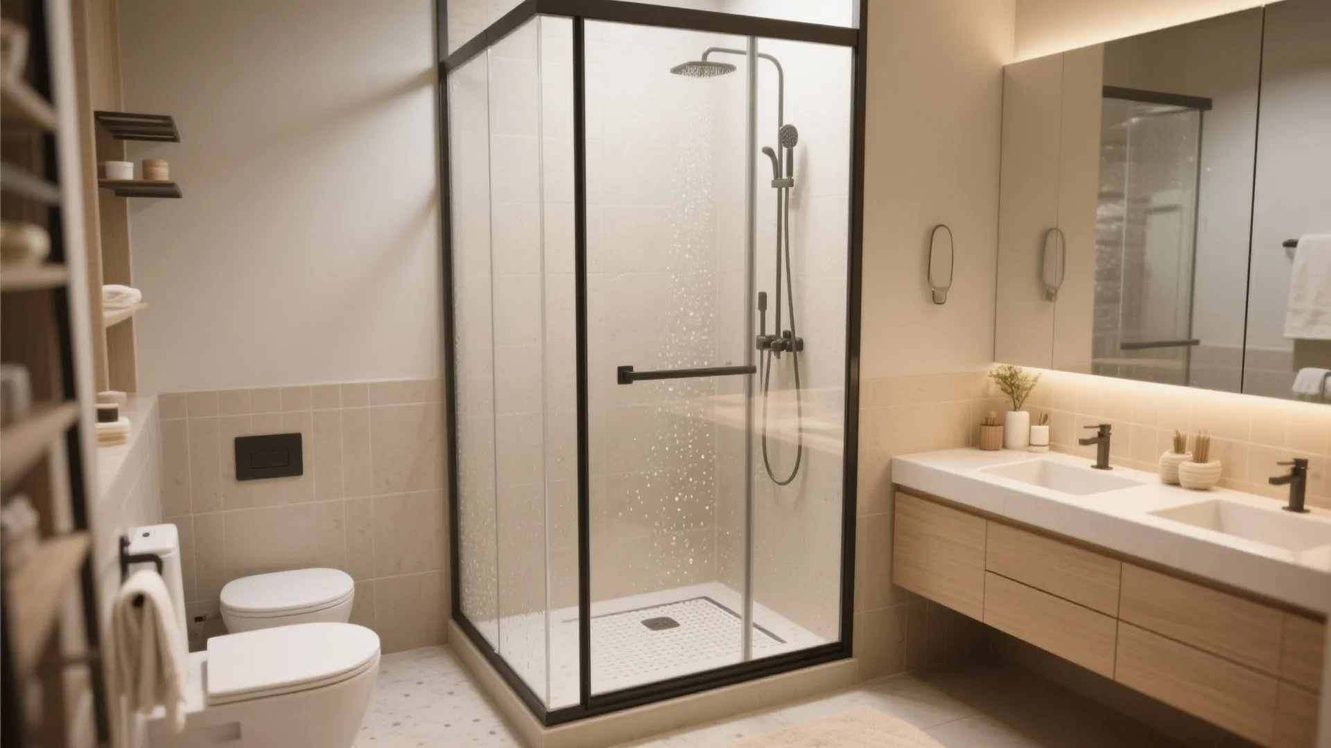 5. Seamless wet zones: integrate with shower design