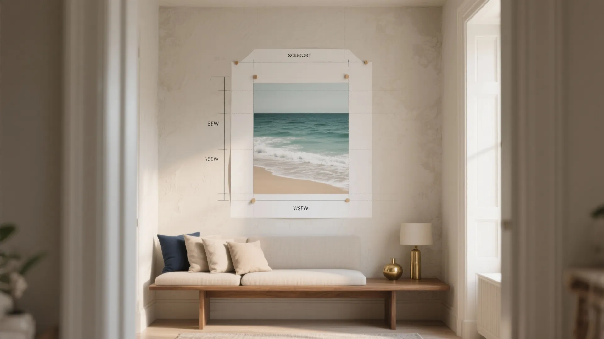 1. Let one seascape set the mood