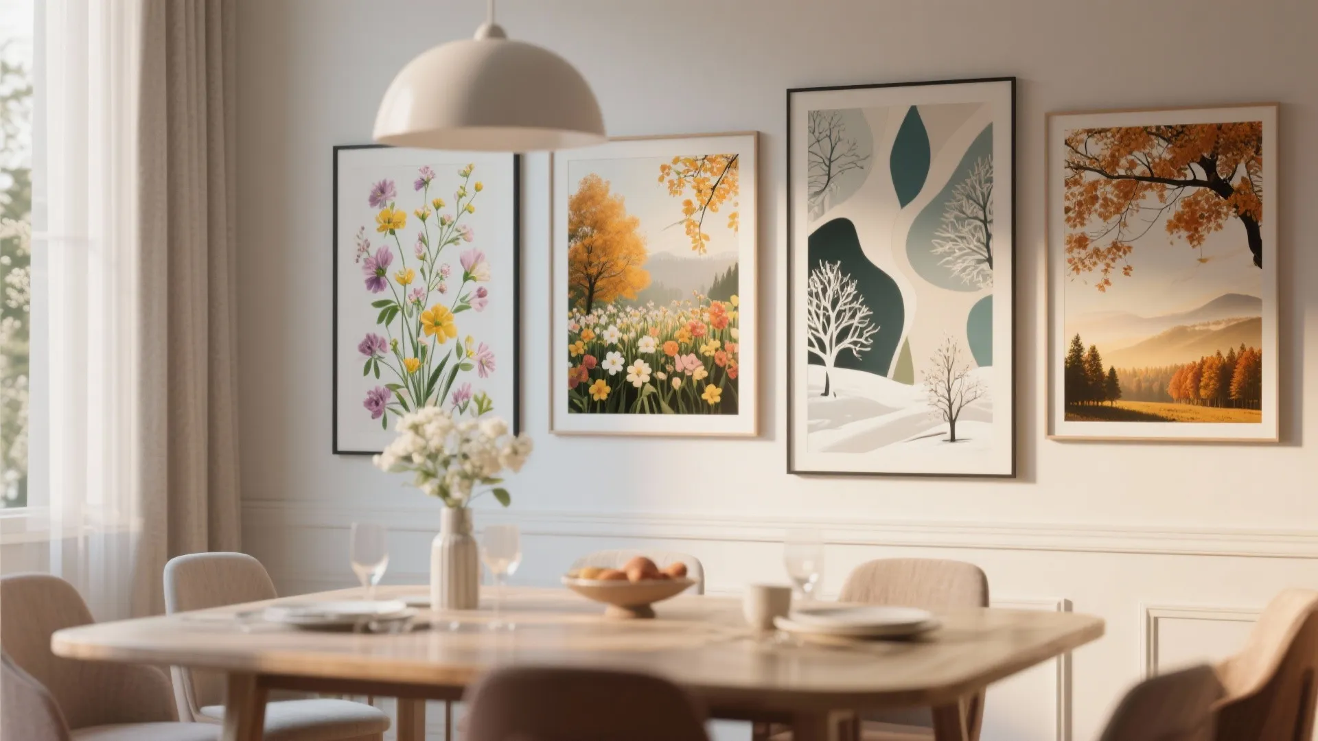 10. Seasonal Rotation Wall