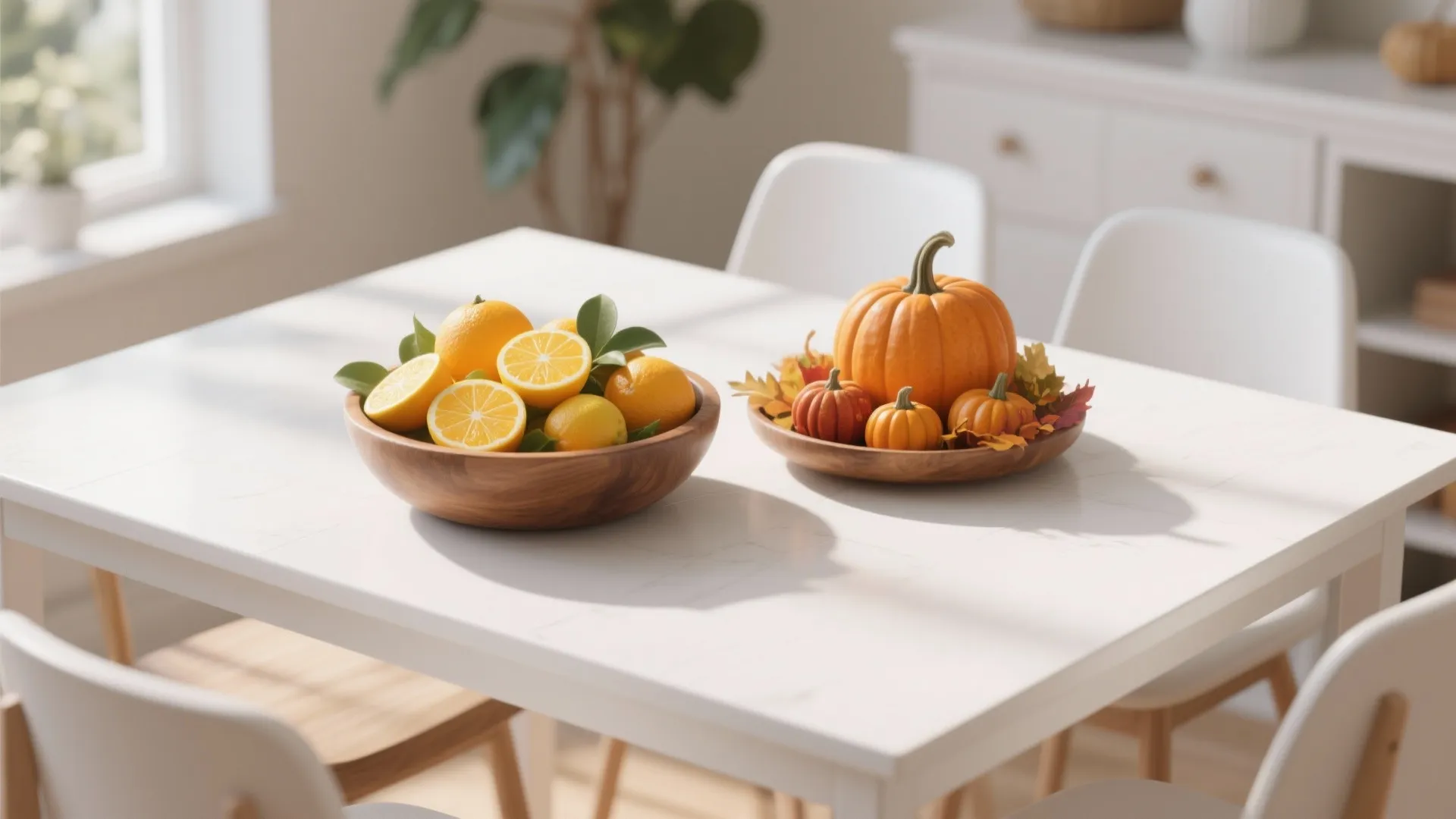 2. Play with Seasonal Centerpieces