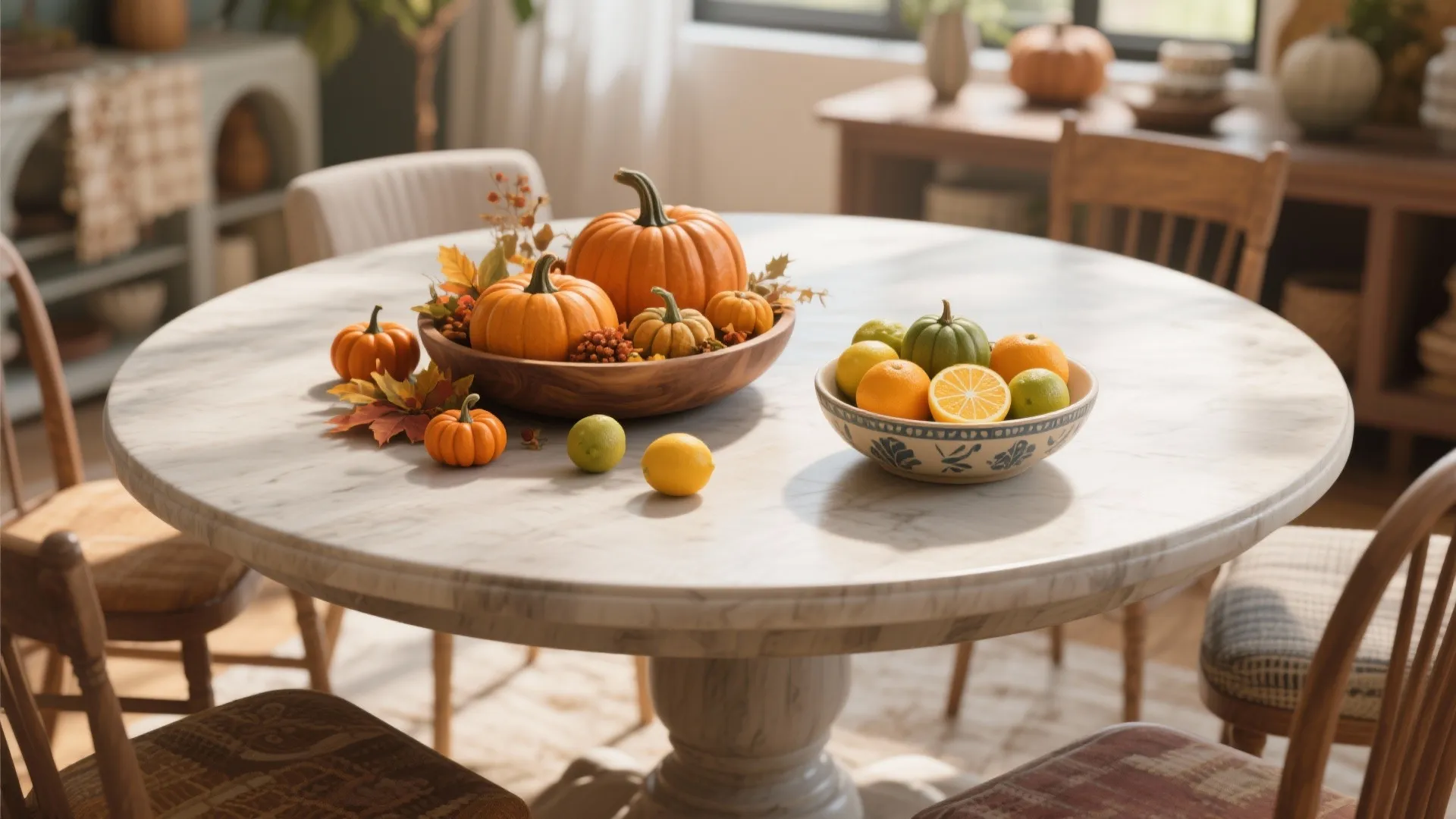 2. Rotating Seasonal Decor