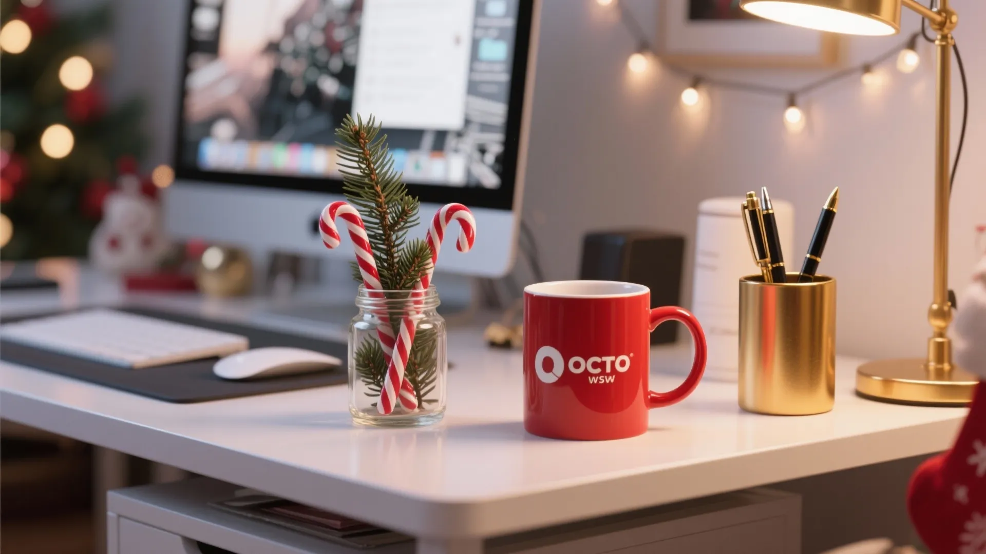 6. Seasonal Desk Accessories
