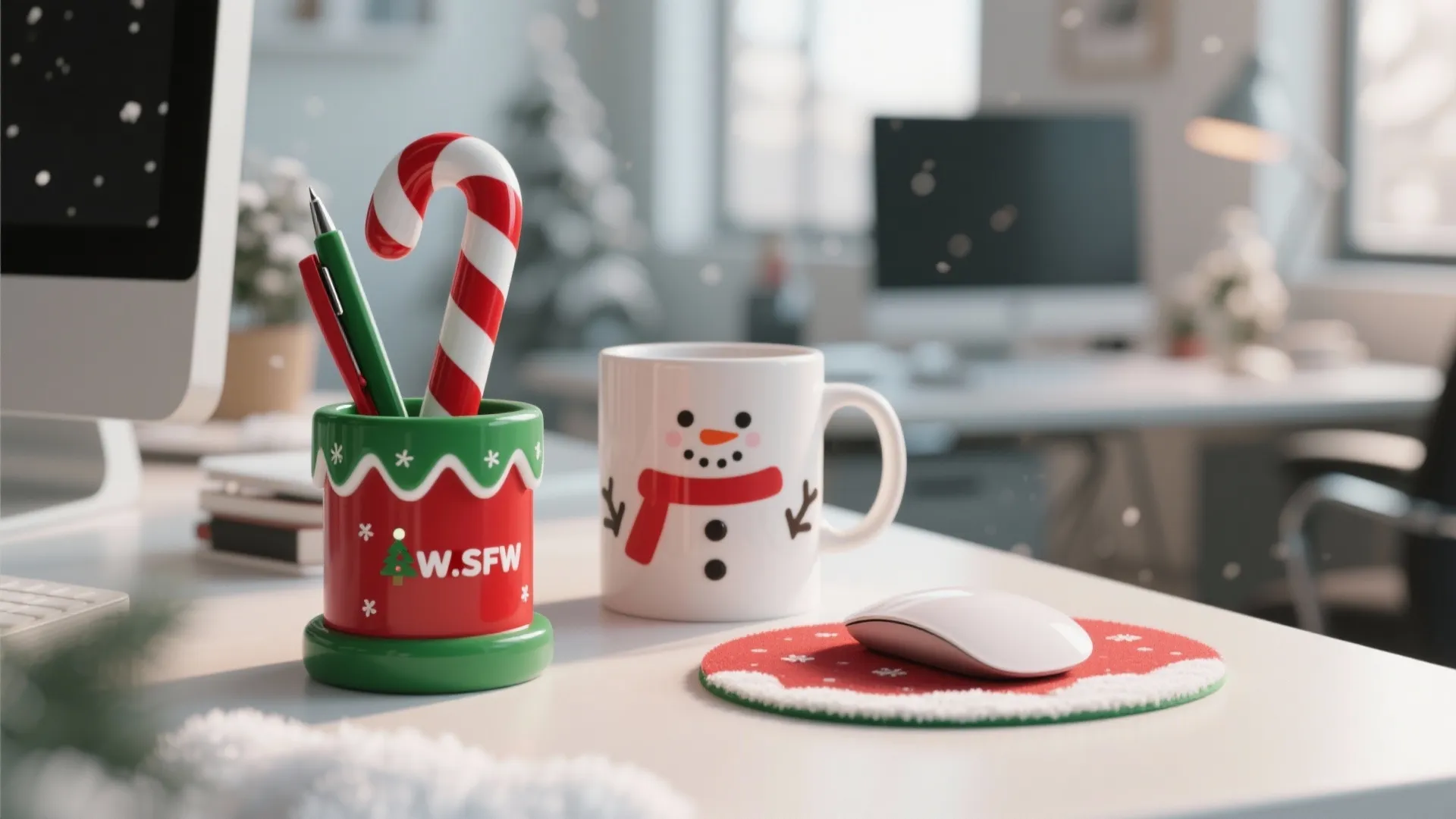 Idea 4: Seasonal Desk Accessories