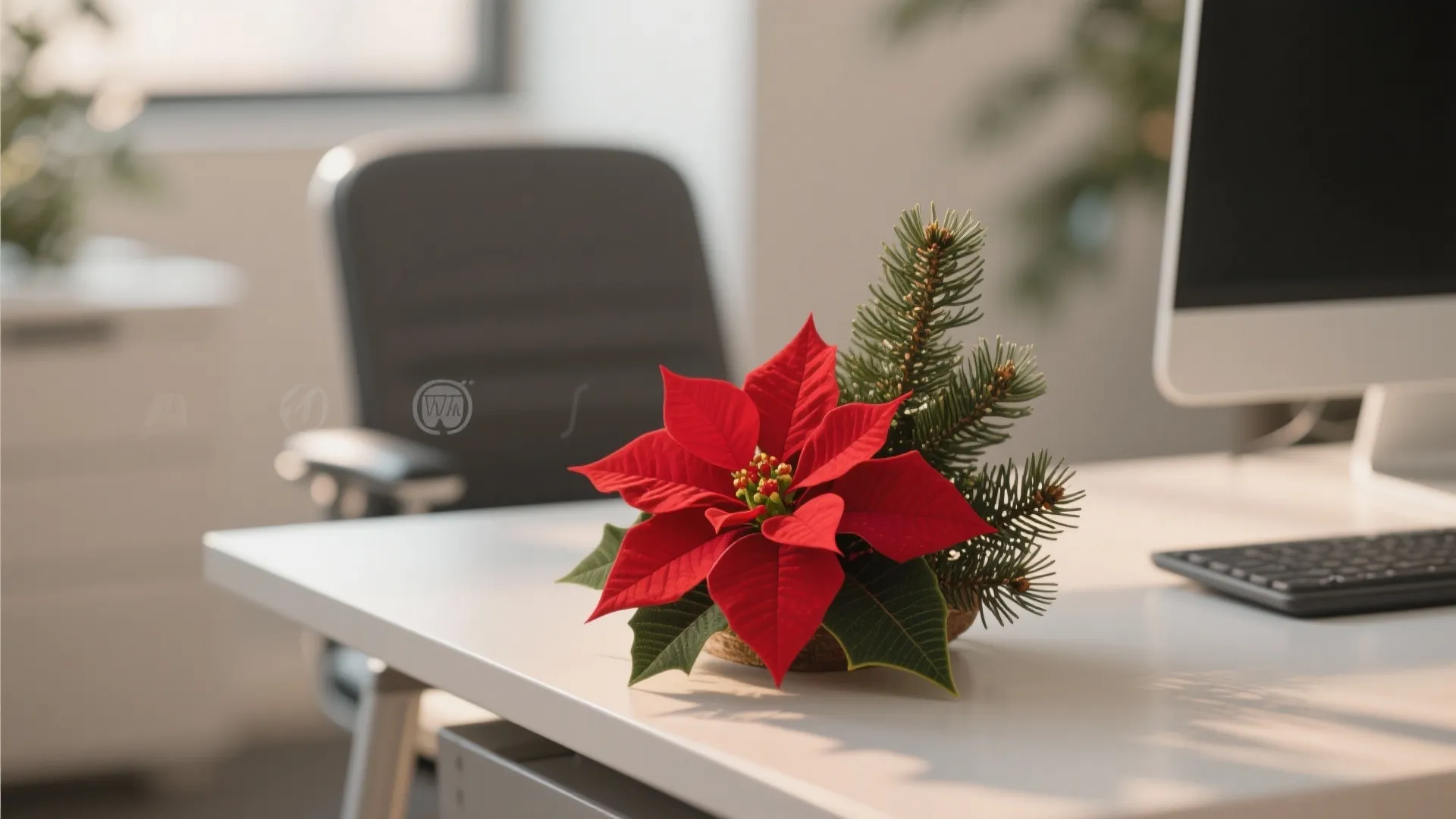 3. Seasonal Desk Plants
