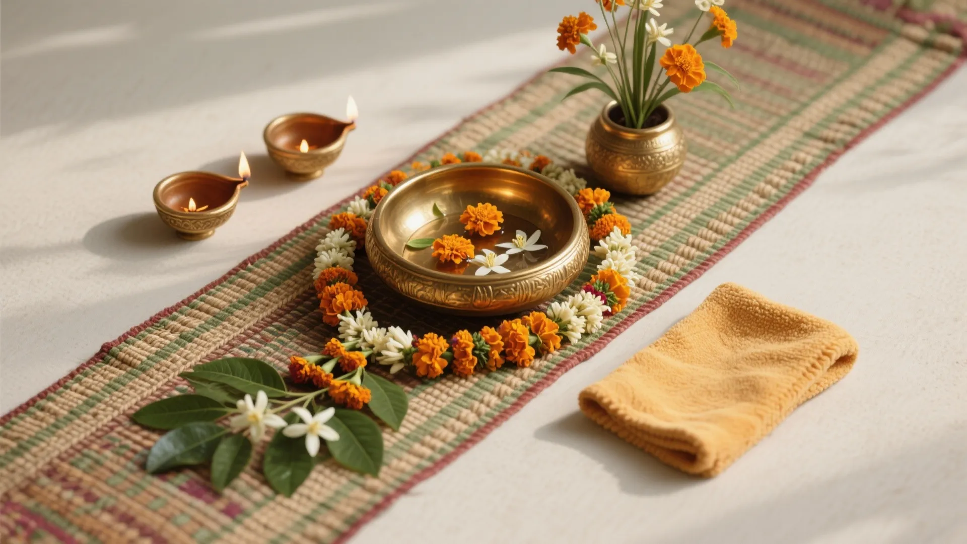 Seasonal Layers: Textiles, Greenery, and Handcrafted Touches