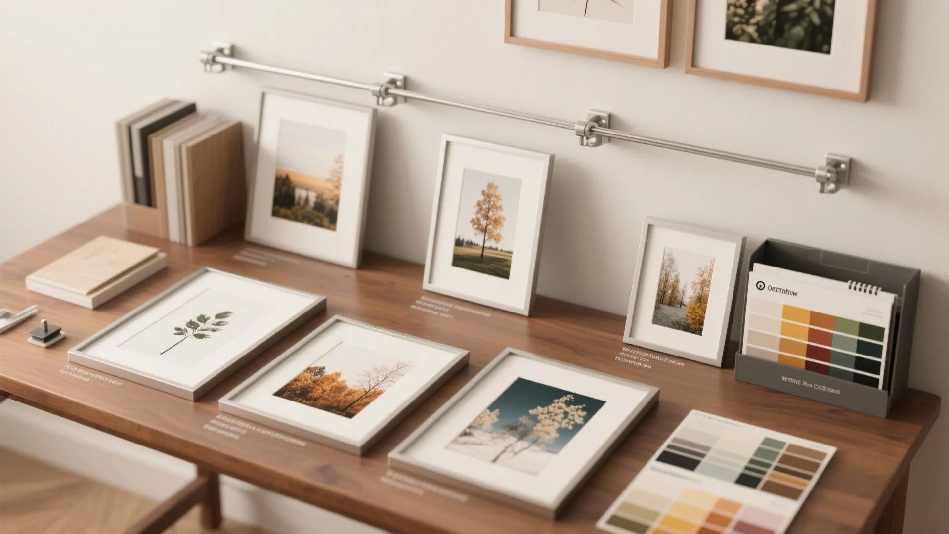 5. Seasonal rotation with slim frames