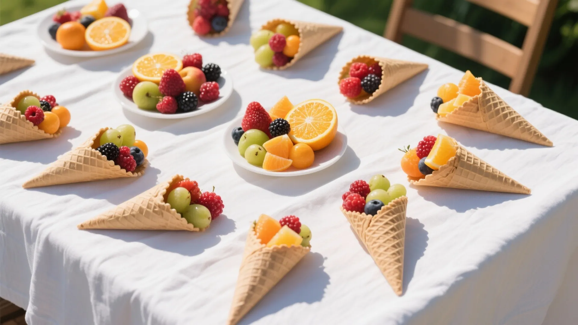 3. Seasonal Fruit Cones