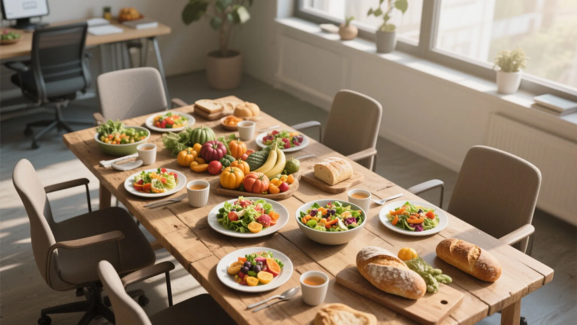 4. Seasonal Harvest Table