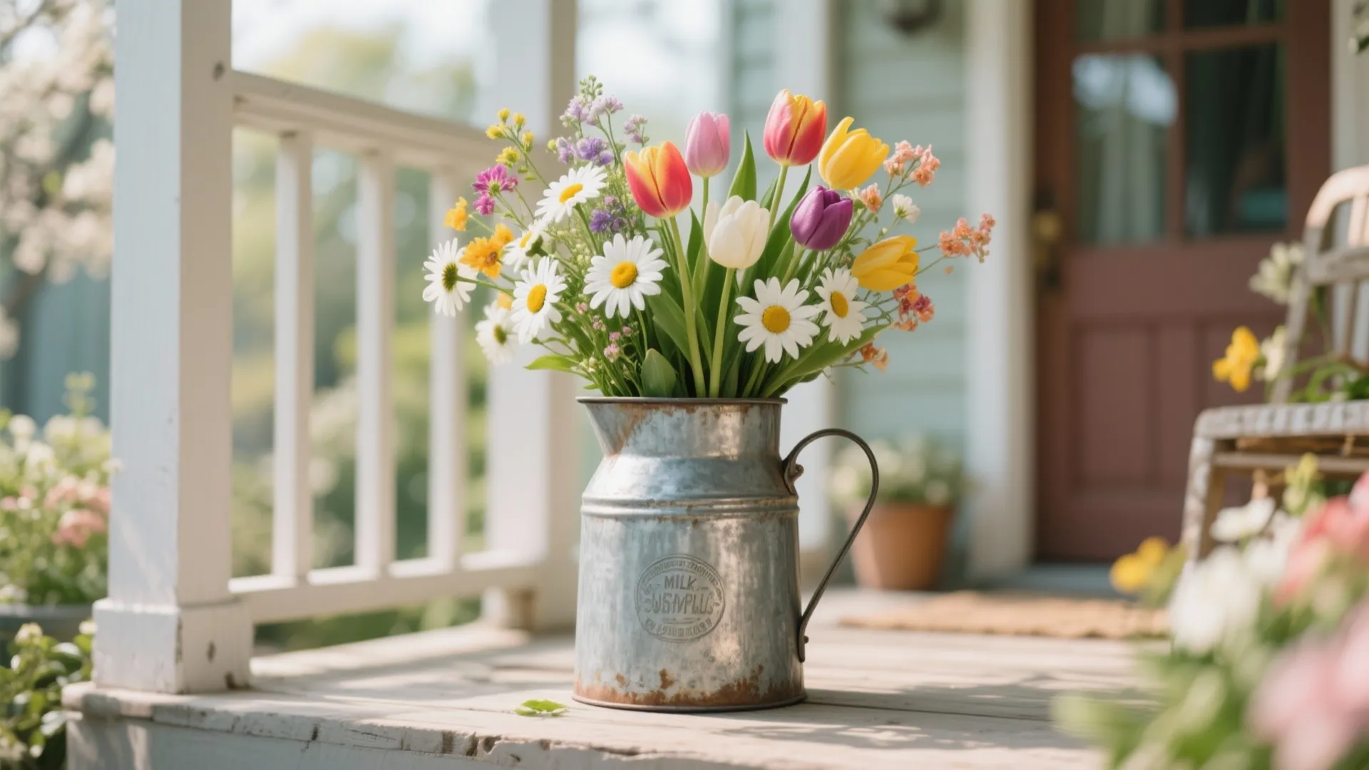 2. Seasonal Flower Display