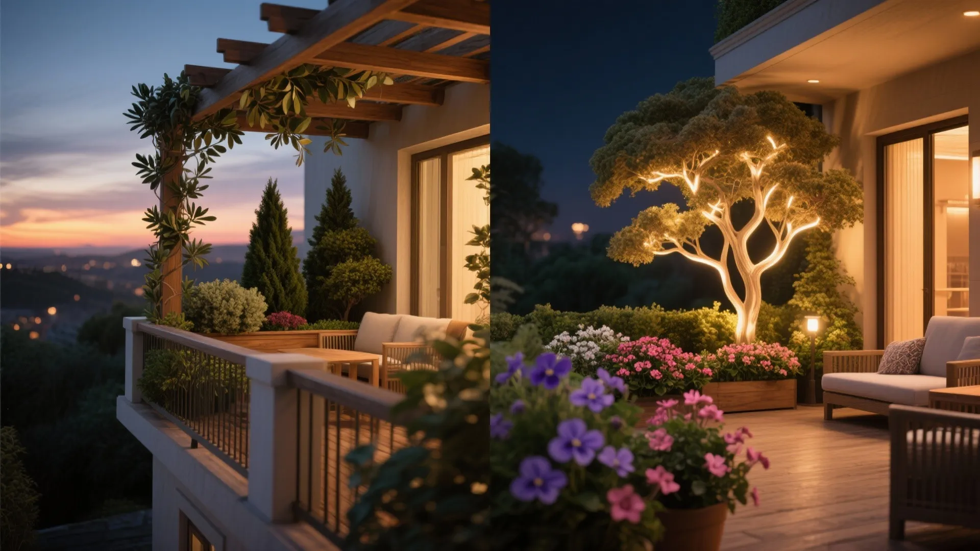 Seasonal Layers, Color Stories, and Night Lighting