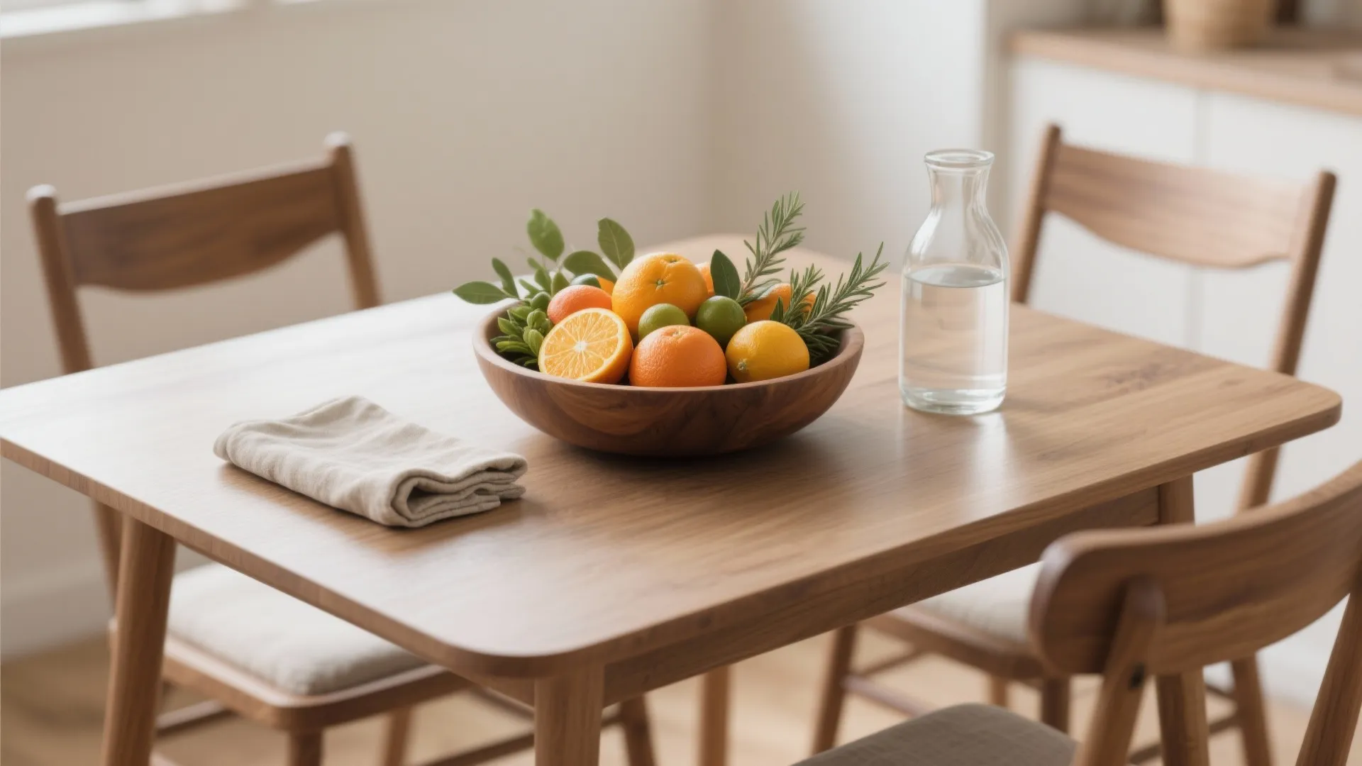Natural Centerpiece with Seasonal Produce