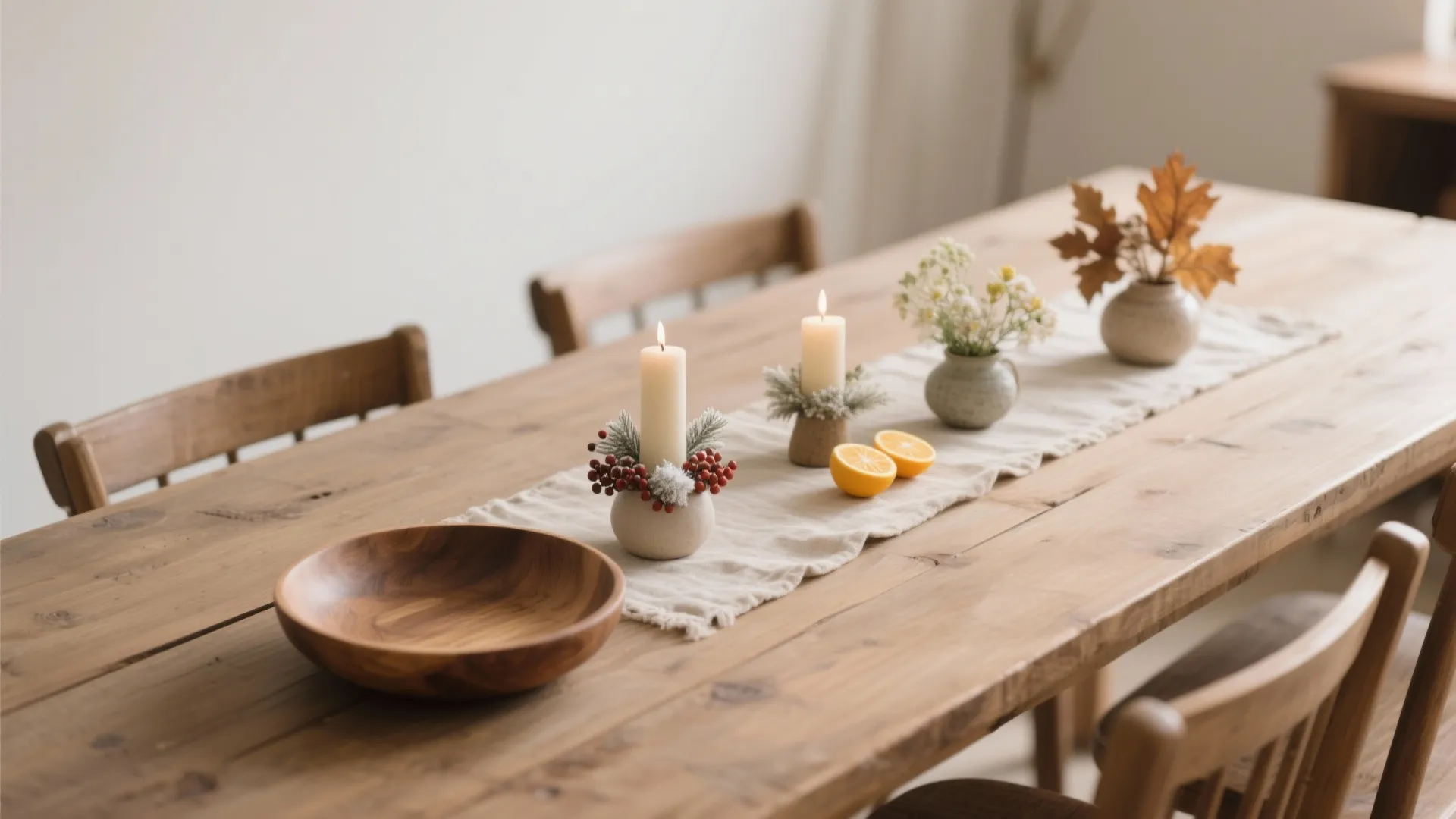 1. Seasonal Centerpiece Rotation