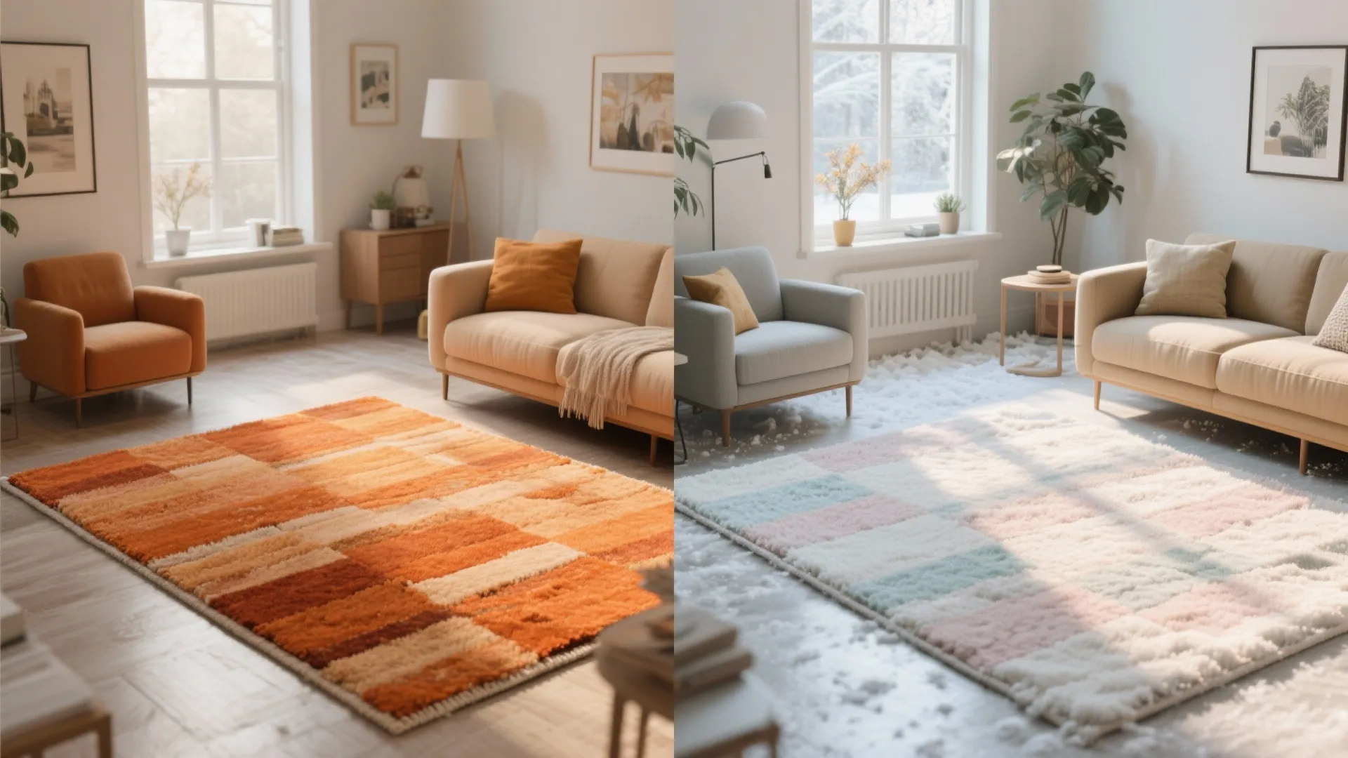 9. Seasonal Rug Swaps
