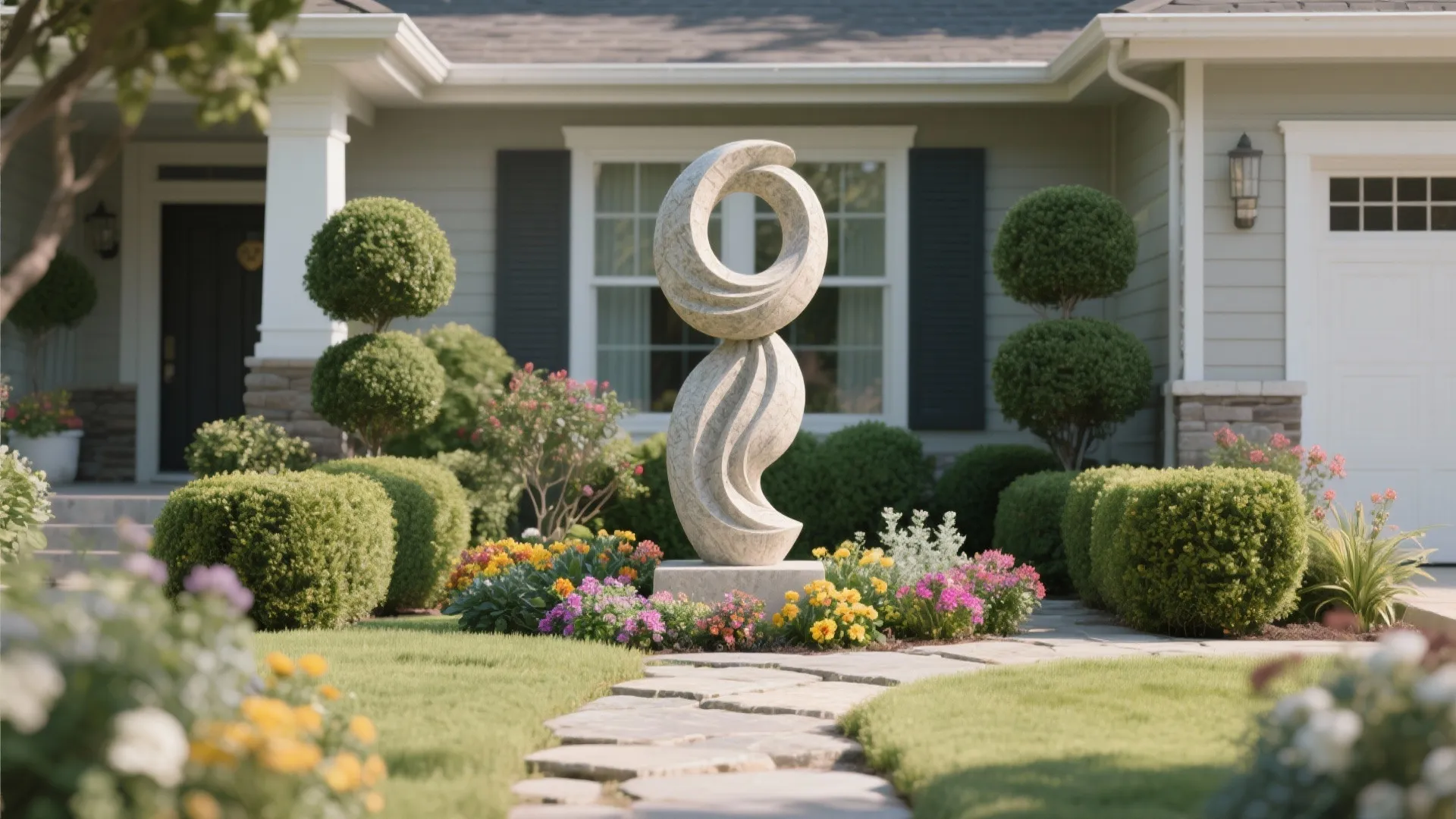 5. Seasonal Sculpture Display